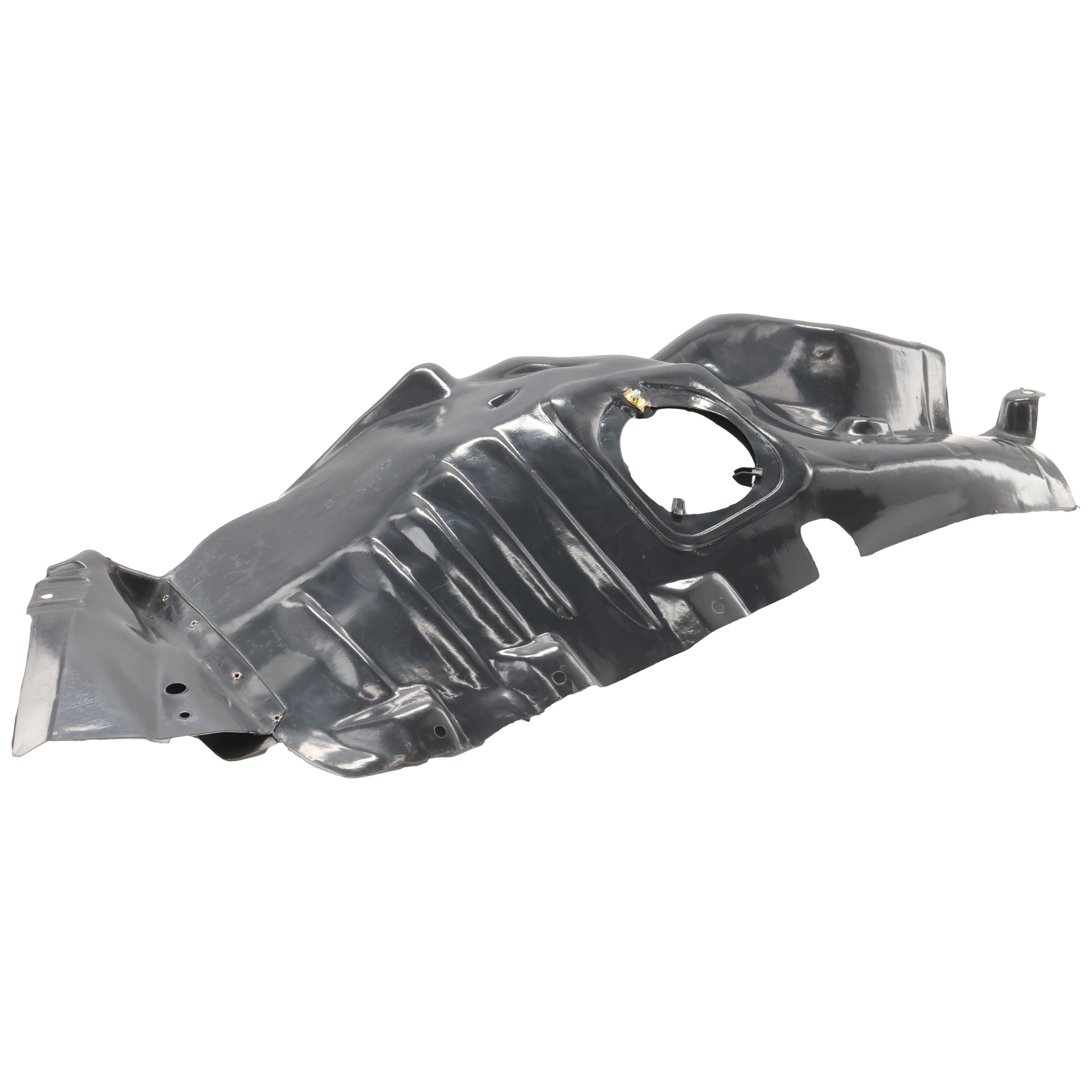 AM E CLASS 10-13 FRONT FENDER LINER LH Front Section Exc. E63 Model Convertible Coupe SKU REPBZ222114 Partslink MB1248158 OEM 2076901830
