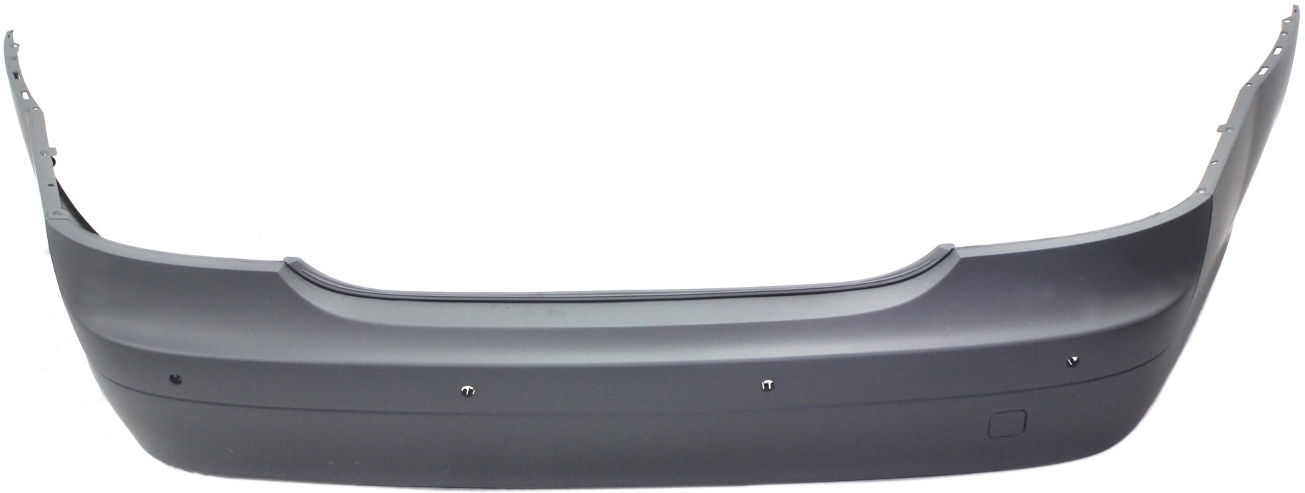 AM S CLASS 07-11 REAR BUMPER COVER Primed w o Sport Pkg w Parktronic Holes Exc. S63 SKU REPBZ760101P Partslink MB1100250 OEM 22188008409999