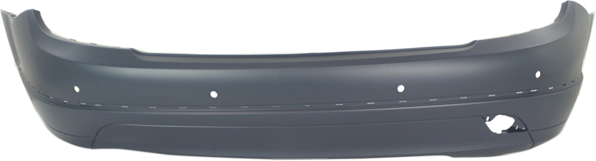 AM C CLASS 08-11 REAR BUMPER COVER Primed Exc. C63 AMG Model w o AMG Styling Pkg w Sport Pkg w Parktronic Holes SKU REPBZ760104P Partslink MB1100283 OEM 2048801340