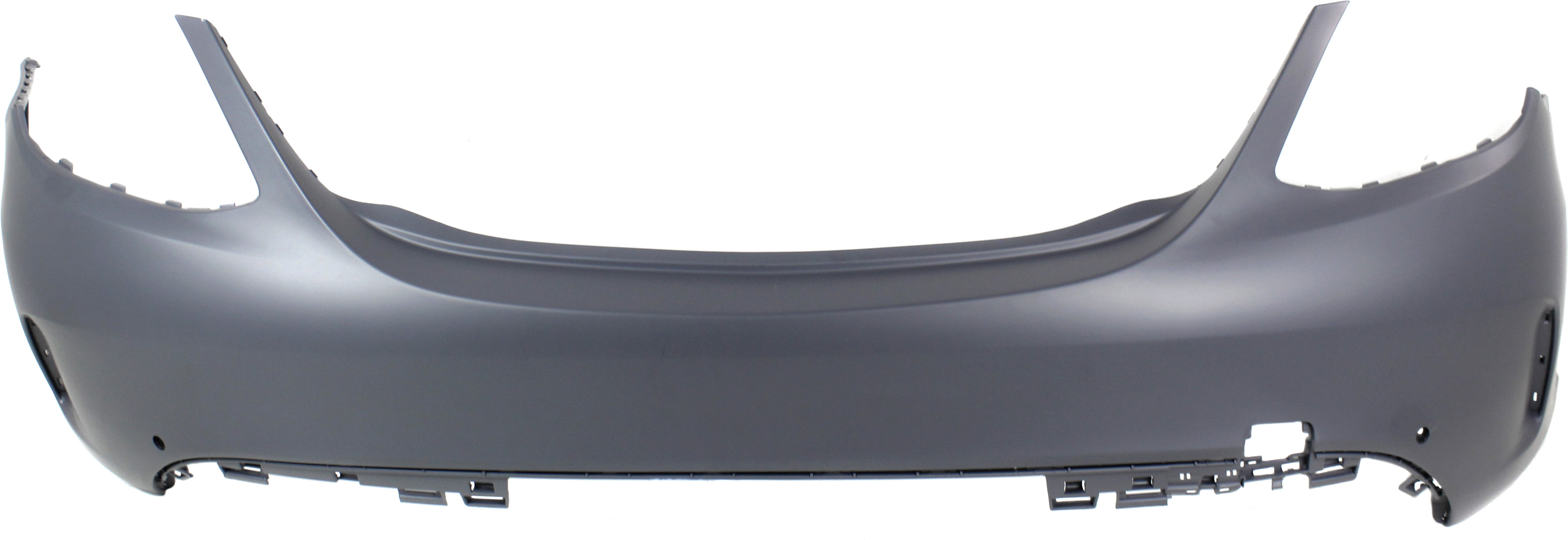 AM C CLASS 15-18 REAR BUMPER COVER Primed w AMG Styling Pkg Sedan w Parktronic Holes SKU REPBZ760120P Partslink MB1100368 OEM 20588560389999