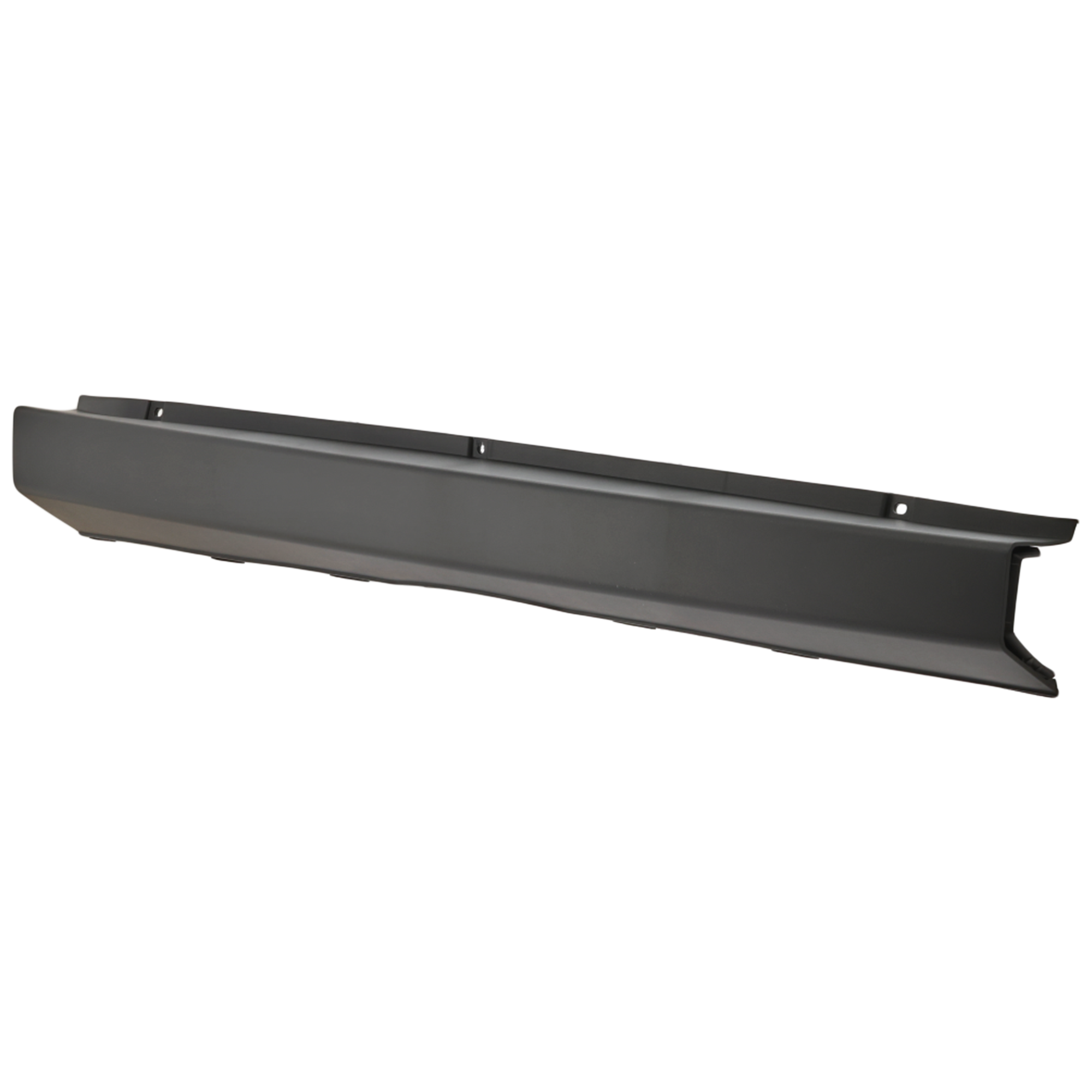AM MERCEDES BENZ SPRINTER 10-18 REAR BUMPER COVER Textured w o Step Pad Parking Aid Sensor Holes and Trailer Hitch CAPA SKU REPBZ760123Q Partslink MB1100315C OEM 90688095009B51