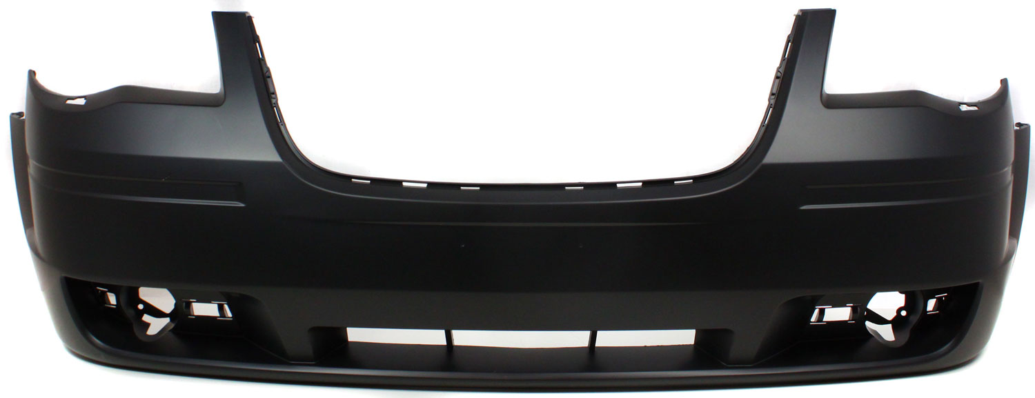 AM TOWN AND COUNTRY 08-10 FRONT BUMPER COVER Primed w o Molding Hole w Headlight Washer Holes CAPA SKU REPC010301PQ Partslink CH1000928C OEM 1KG11TZZAC