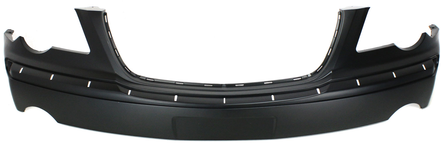 AM PACIFICA 07-08 FRONT BUMPER COVER Upper Primed w Chrome Insert CAPA SKU REPC010307PQ Partslink CH1000916C OEM 68001921AA