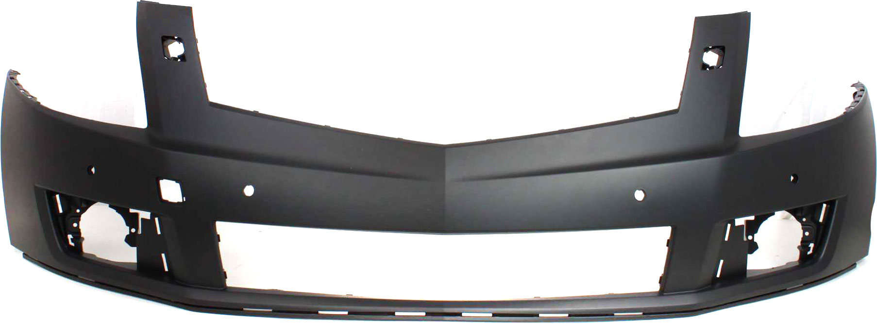 AM SRX 10-12 FRONT BUMPER COVER Upper Primed w HLW and PAS Holes CAPA SKU REPC010325PQ Partslink GM1000914C OEM 20847178
