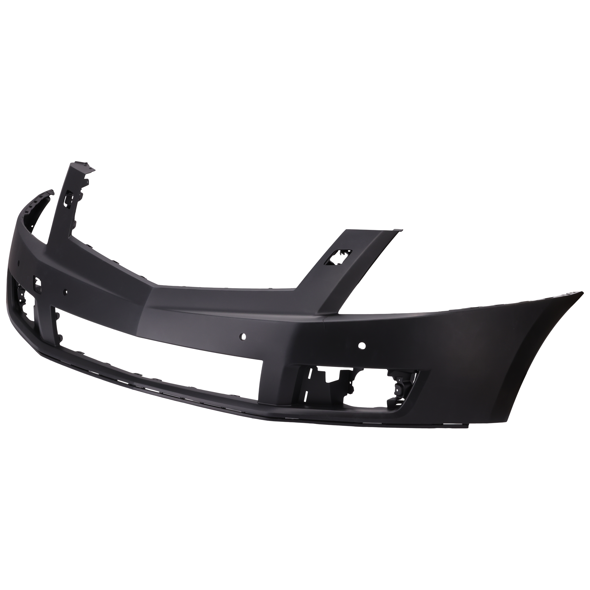 AM SRX 10-12 FRONT BUMPER COVER Upper Primed w HLW and PAS Holes SKU REPC010325P Partslink GM1000914 OEM 20847178