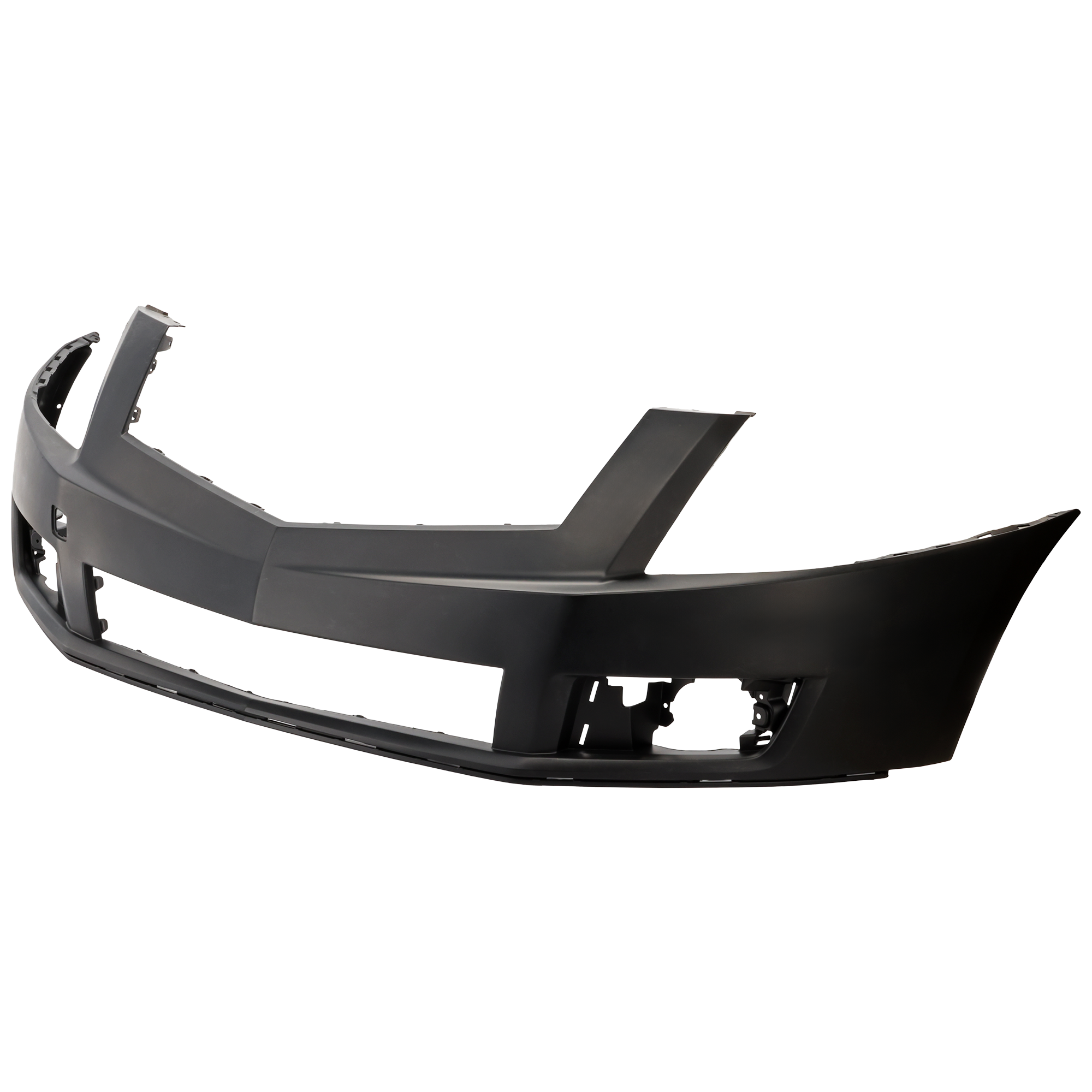 AM SRX 10-12 FRONT BUMPER COVER Upper Primed w HLW Holes w o PAS Holes CAPA SKU REPC010326PQ Partslink GM1000915C OEM 20847175