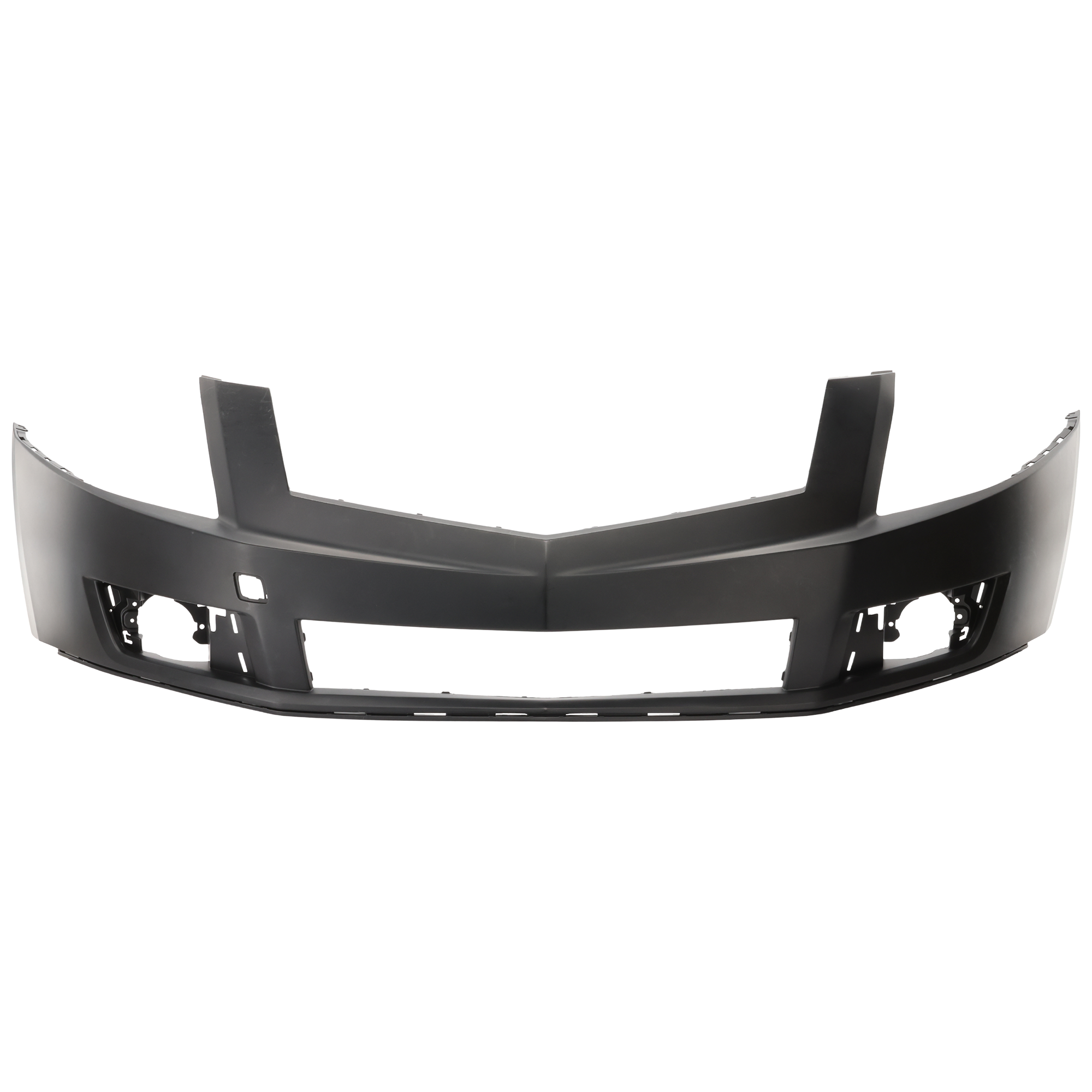 AM SRX 10-12 FRONT BUMPER COVER Upper Primed w HLW Holes w o PAS Holes SKU REPC010326P Partslink GM1000915 OEM 20847175