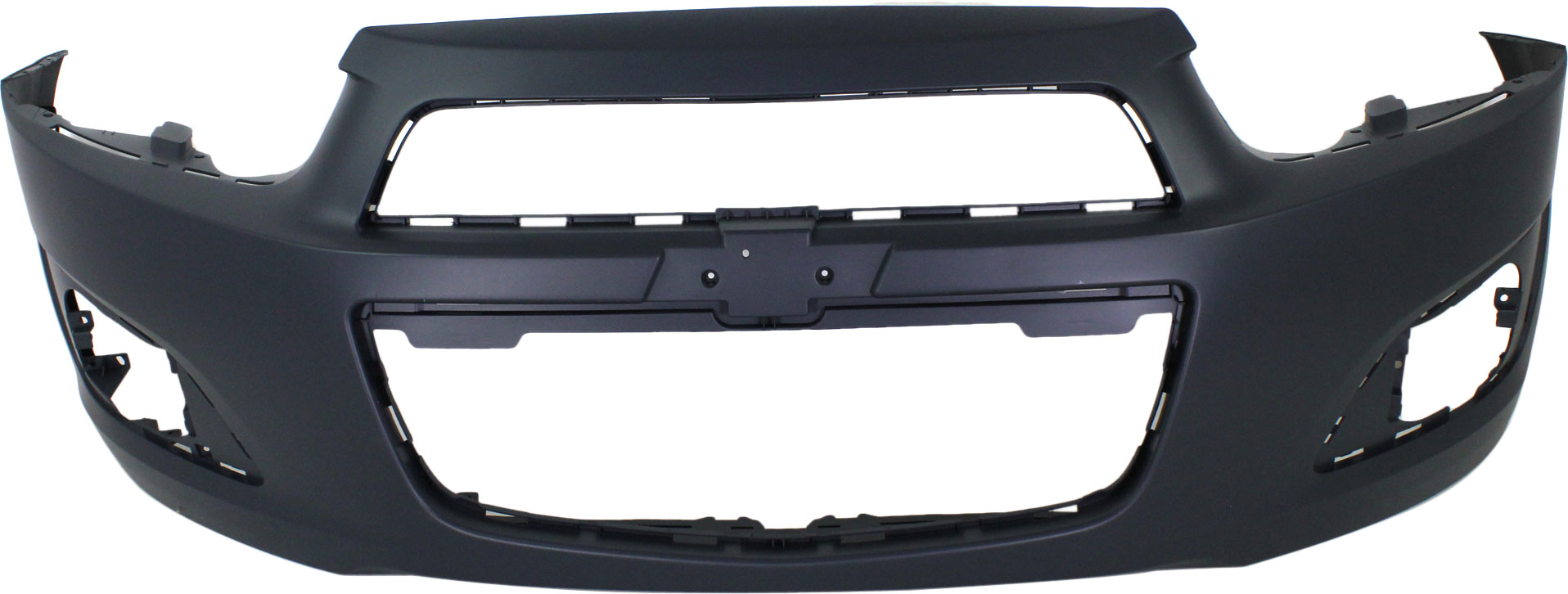 AM SONIC 12-16 FRONT BUMPER COVER Primed LS LT LTZ Models Hatchback Sedan SKU REPC010343P Partslink GM1000928 OEM 95245182