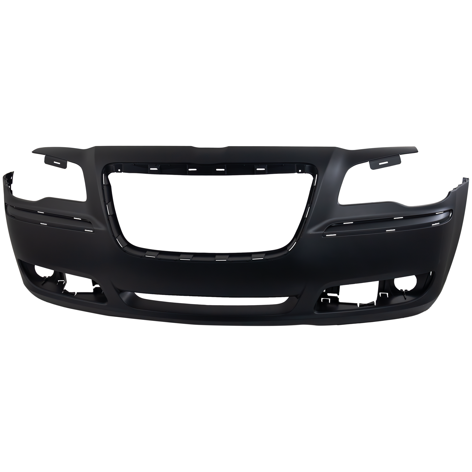 AM CHRYSLER 300-11-14 FRONT BUMPER COVER Primed Exc. SRT 8 Model w Adaptive Cruise Control w o Parking Aid Sensor Holes SKU REPC010381P Partslink CH1000A00 OEM 68127938AE