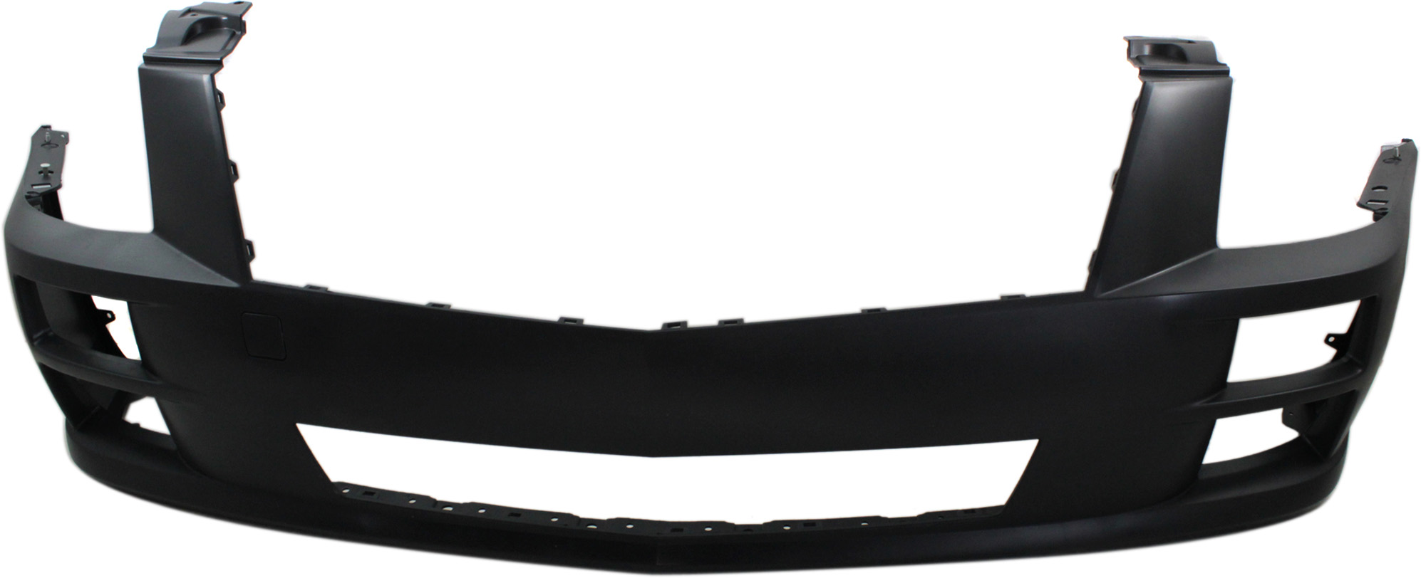 AM STS 08-11 FRONT BUMPER COVER Primed Exc. STS V Model w o HLW Holes CAPA SKU REPC010397PQ Partslink GM1000874C OEM 19178894