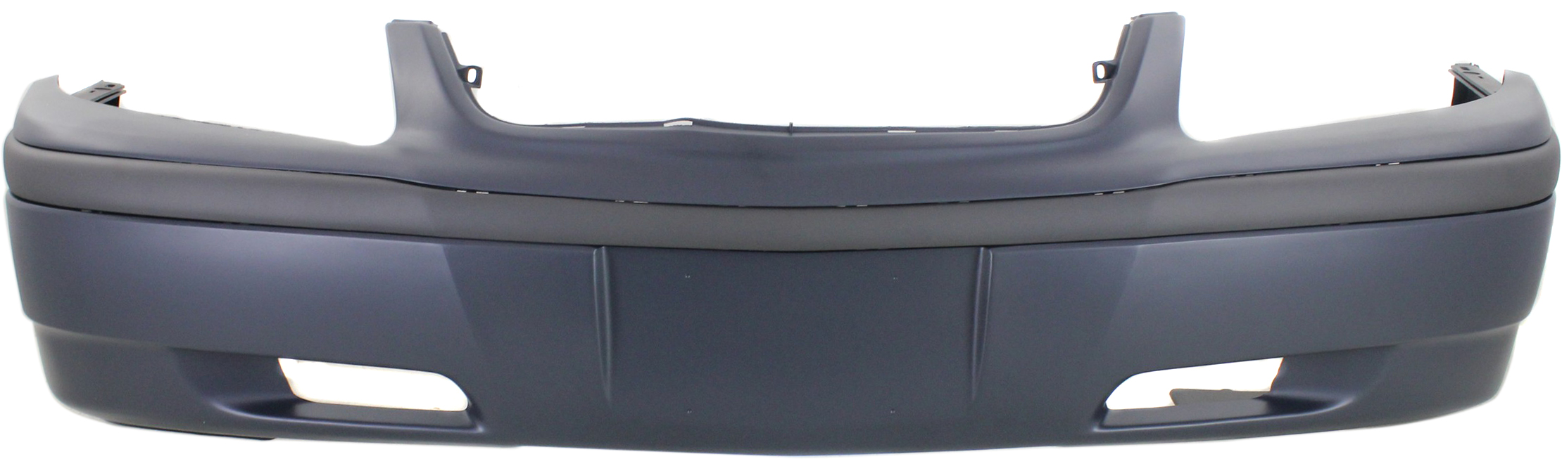 AM IMPALA 00-05 FRONT BUMPER COVER Primed w o App. Pkg w o Body Side Mldg and Fog Light Holes Base Model SKU REPC010399P Partslink GM1000619 OEM 12335951