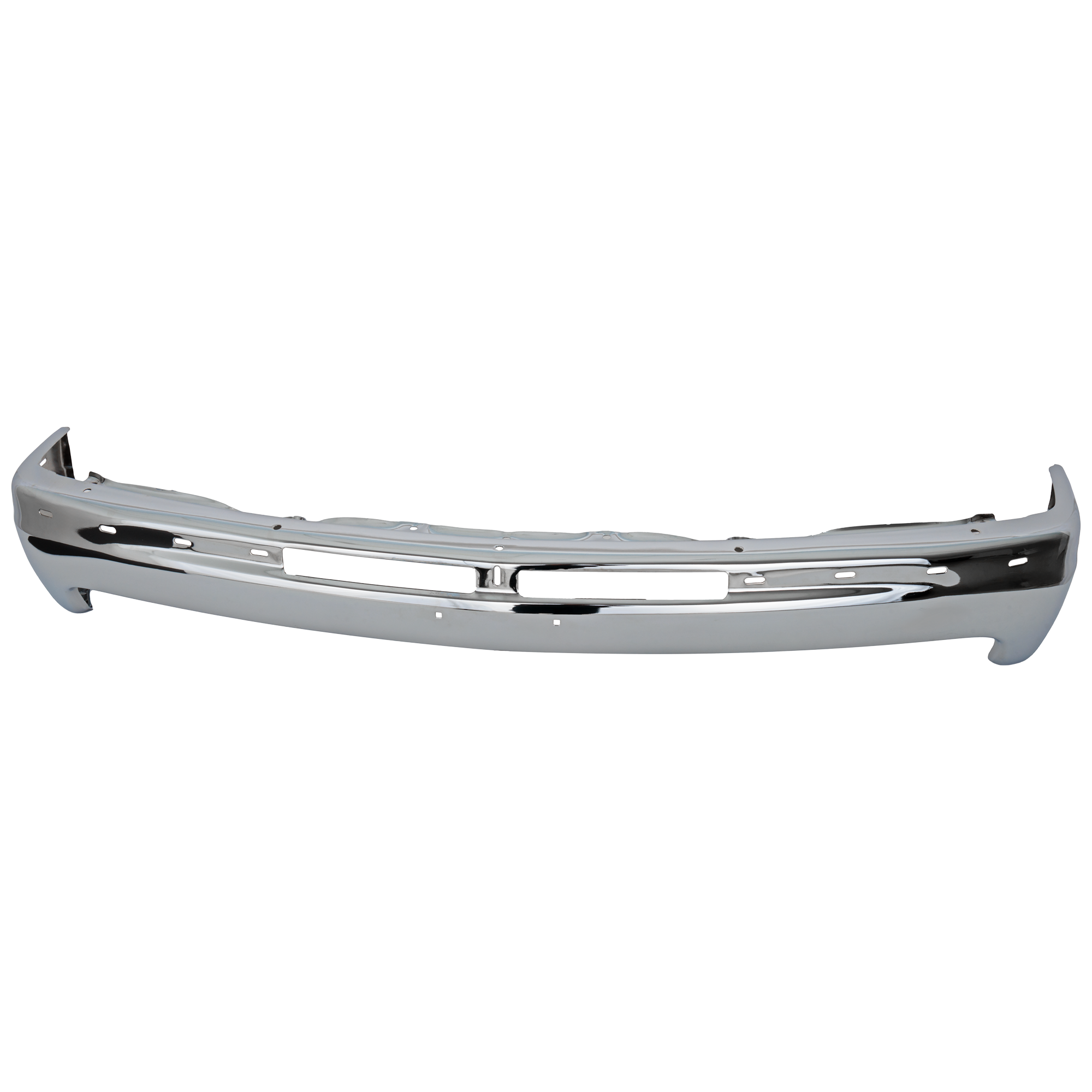AM SILVERADO 99-02 TAHOE 00-06 FRONT BUMPER Chrome w o Bracket SKU REPC010901 Partslink GM1002376 OEM 12336026