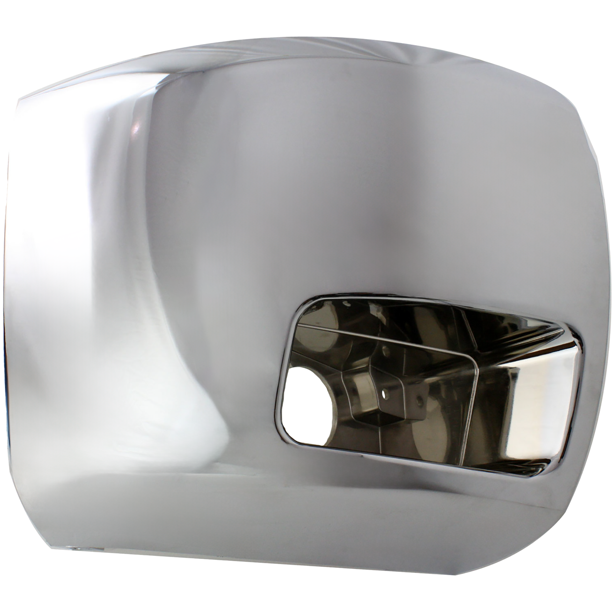 AM SILVERADO 2500 HD 3500 HD 07-12 FRONT BUMPER END RH Chrome w Fog Light Hole Excludes 2007 Classic SKU REPC011103 Partslink GM1017108 OEM 15839252