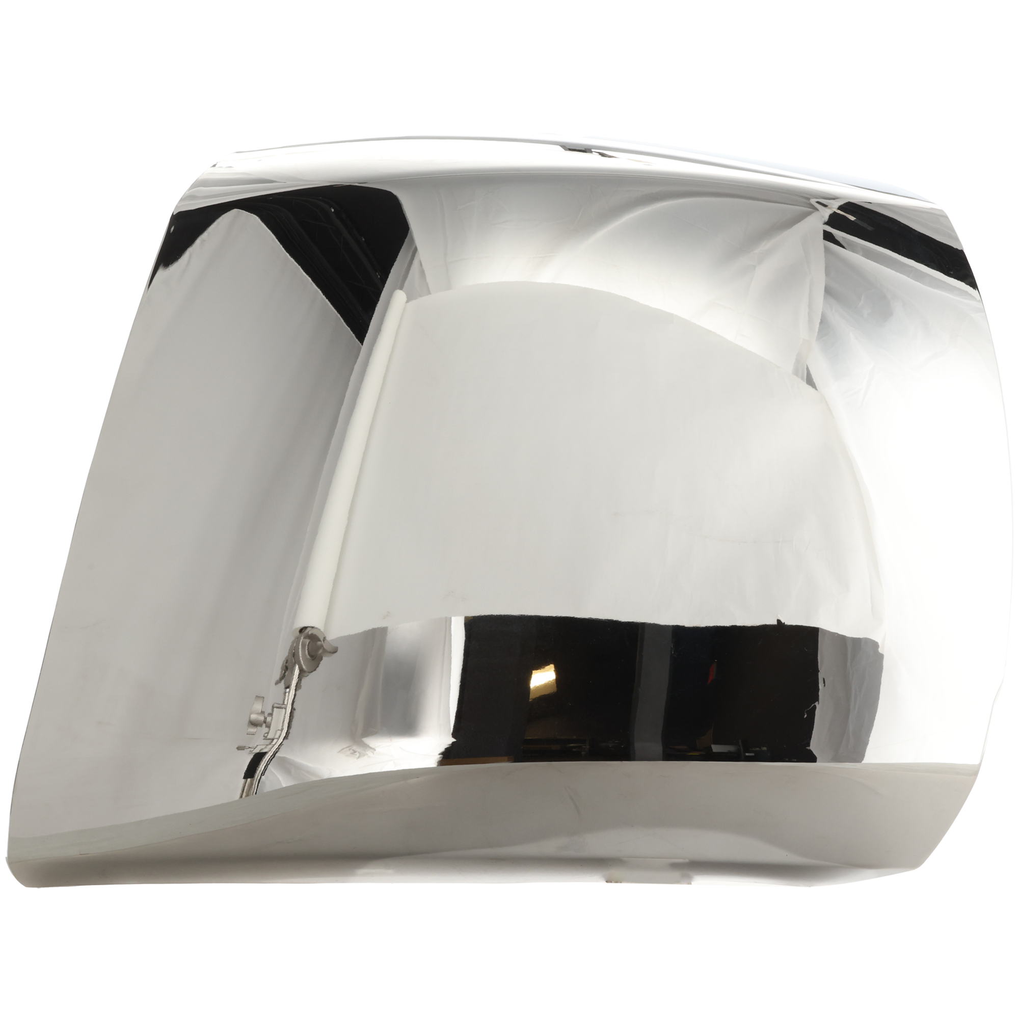 AM SILVERADO 2500 HD 3500 HD 07-12 FRONT BUMPER END LH Chrome w o Fog Light Hole Excludes 2007 Classic SKU REPC011106 Partslink GM1016107 OEM 15839253