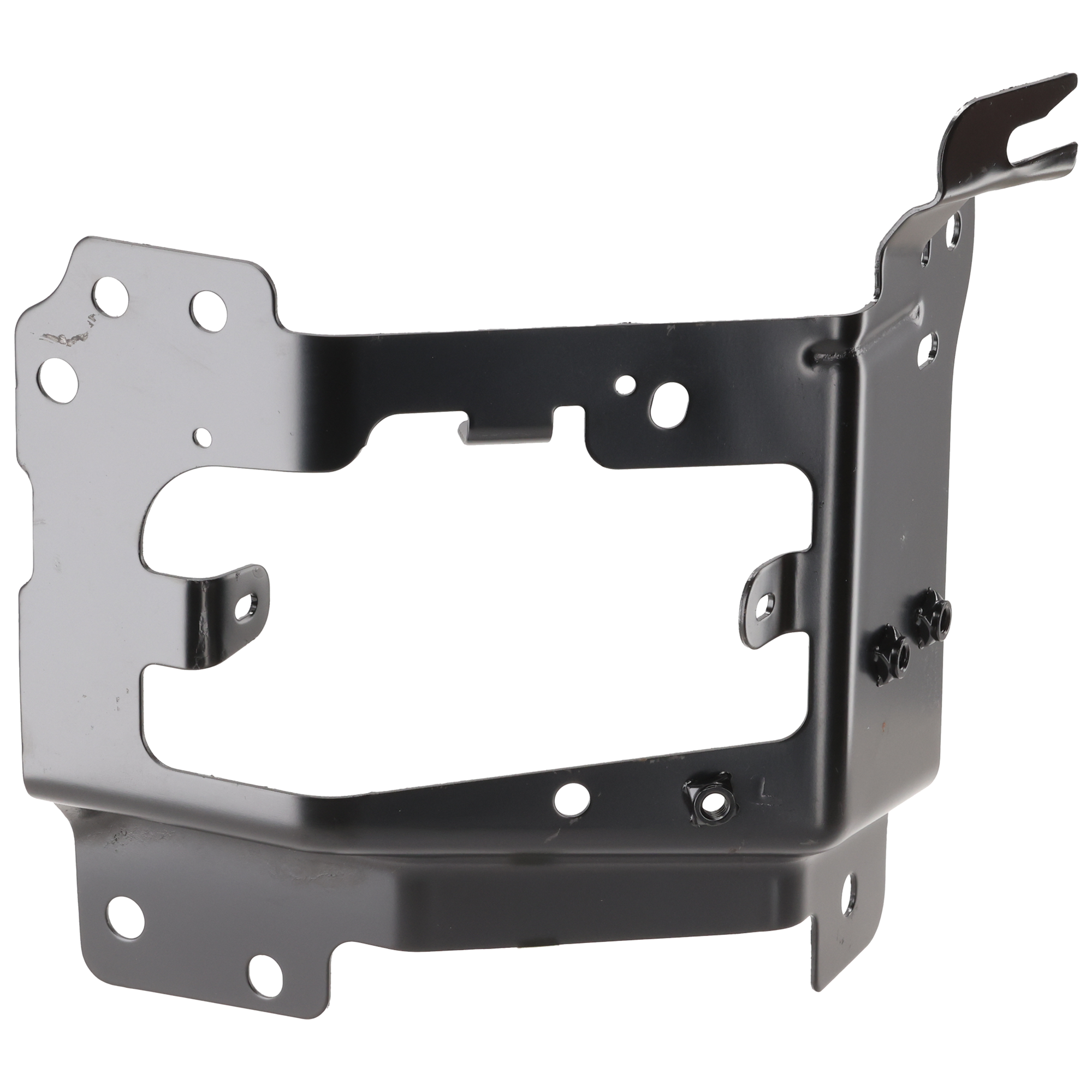 AM SILVERADO 1500-14-15 FRONT BUMPER BRACKET LH Outer Bracket w or w o Impact Bar Skid Plate SKU REPC013156 Partslink GM1066197 OEM 23365568