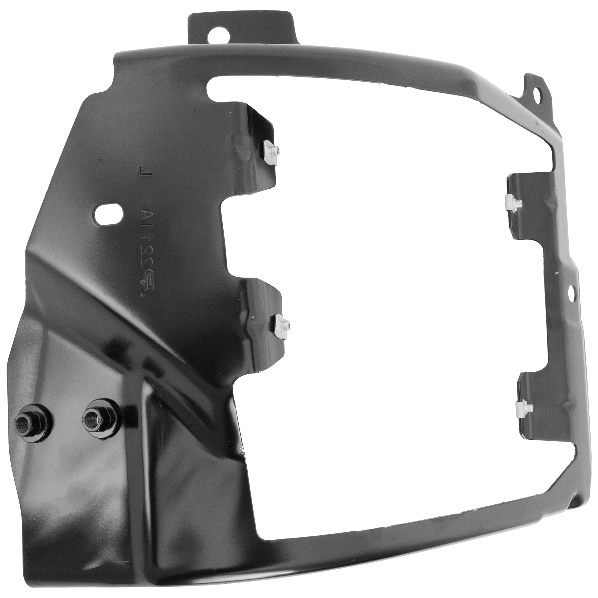 AM SILVERADO 1500-16-18 FRONT BUMPER BRACKET RH Outer Steel w Impact Bar Skid Plate Includes 19 Silverado 1500 LD CAPA SKU REPC013183Q Partslink GM1063114C OEM 84029811
