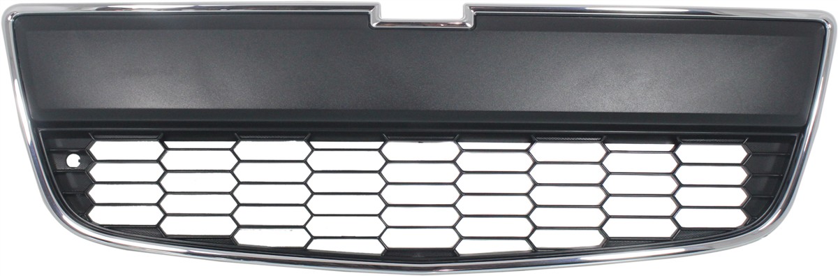 AM SONIC 12-16 FRONT BUMPER GRILLE Lower Chrome Black LS LT LTZ Model Hatchback Sedan SKU REPC015319 Partslink GM1036139 OEM 95227395