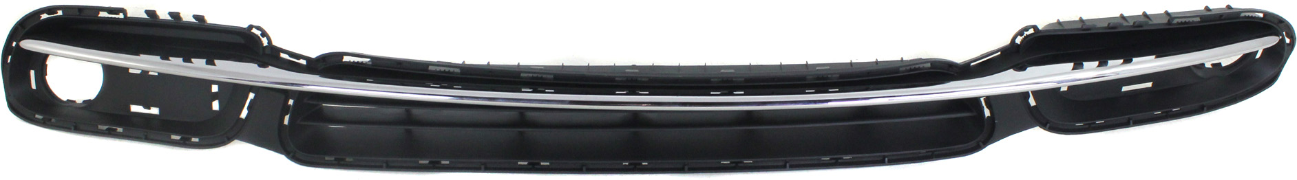 AM TOWN AND COUNTRY 11-16 FRONT BUMPER GRILLE Textured Black w Chrome Molding CAPA SKU REPC015325Q Partslink CH1036117C OEM 68100694AA