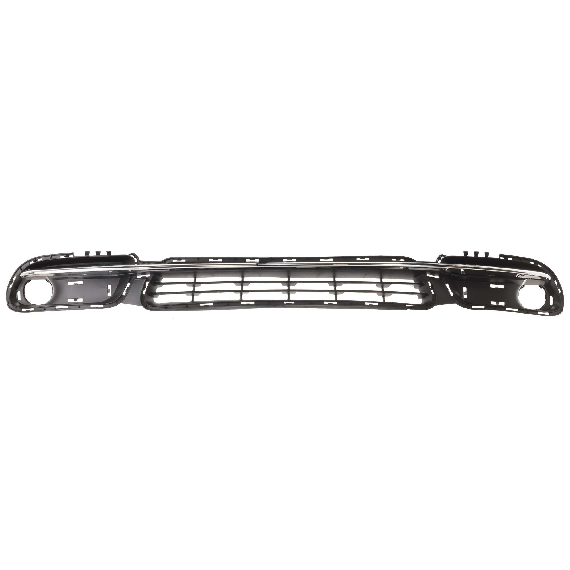 AM TOWN AND COUNTRY 11-16 FRONT BUMPER GRILLE Textured Black w Chrome Molding SKU REPC015325 Partslink CH1036117 OEM 68100694AA