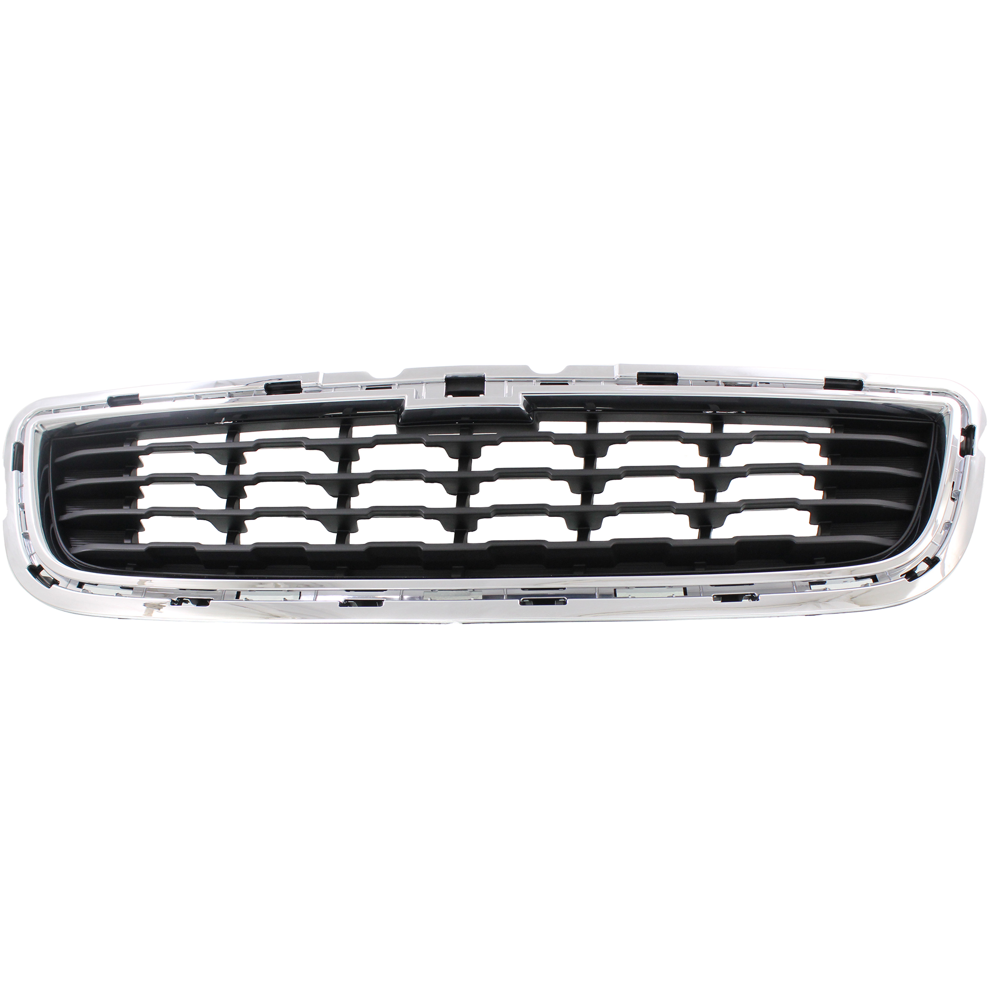 AM TRAX 13-16 FRONT BUMPER GRILLE Textured w Chrome Molding 15-16 Mexico Built SKU REPC015337 Partslink GM1036170 OEM 95235144