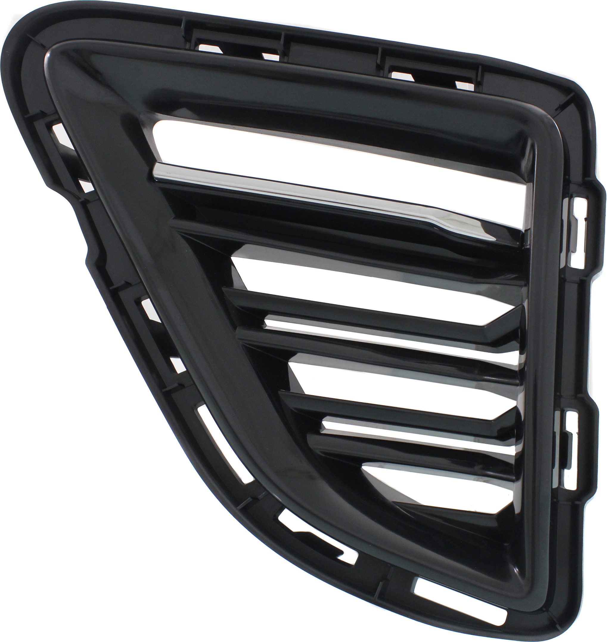 AM CAMARO 16-18 FRONT BUMPER GRILLE LH Outer SS Model Convertible Coupe SKU REPC015524 Partslink GM1038198 OEM 84278554