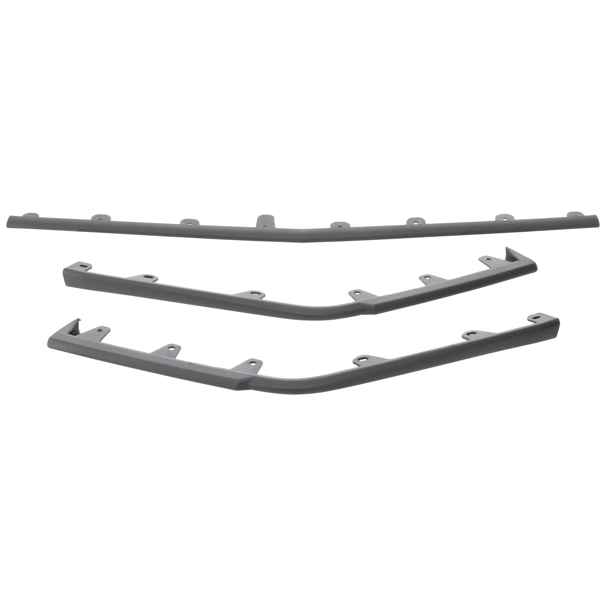 AM CTS 09-15 FRONT BUMPER MOLDING Gray V Model SKU REPC015902 Partslink GM1044116 OEM 25882978