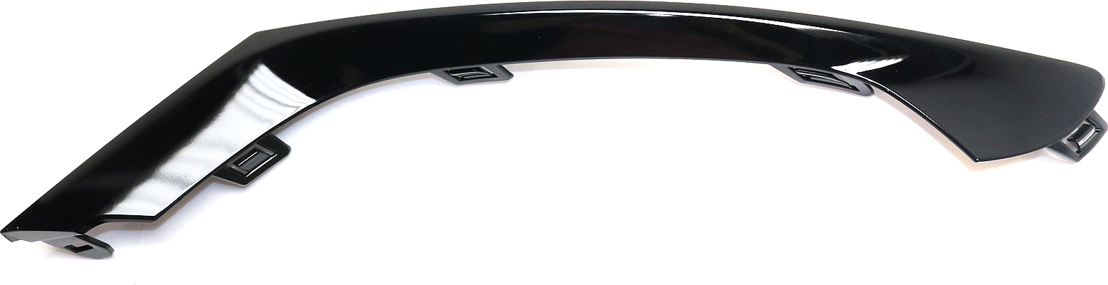 AM CHRYSLER 200-15-17 FRONT BUMPER MOLDING RH Outer Applique Painted Black Type 2 CAPA SKU REPC016125Q Partslink CH1047109C OEM 68203038AB