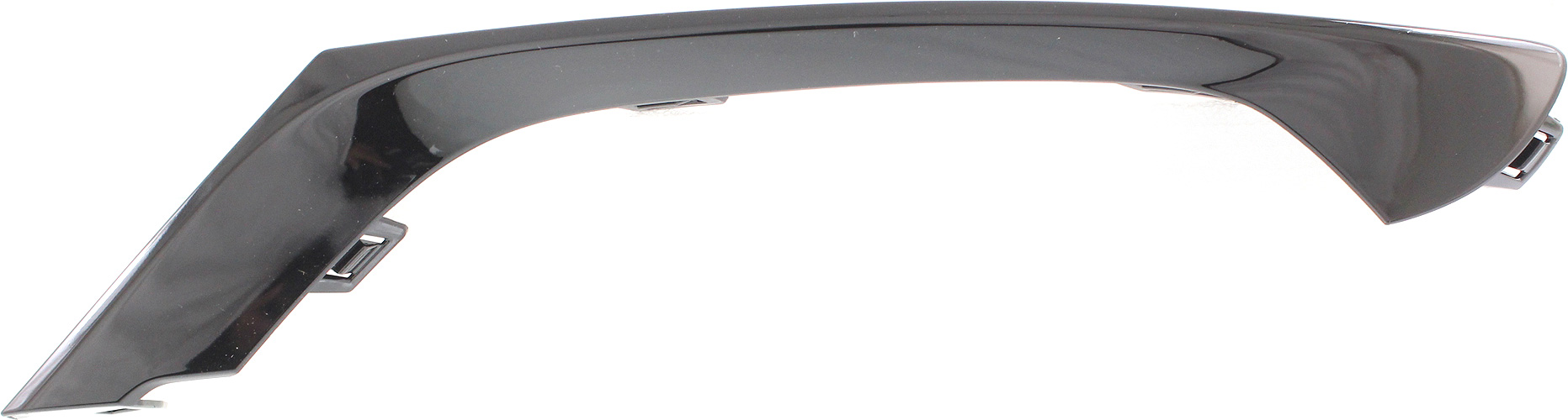 AM CHRYSLER 200-15-17 FRONT BUMPER MOLDING RH Outer Applique Painted Black Type 2 SKU REPC016125 Partslink CH1047109 OEM 68203038AB