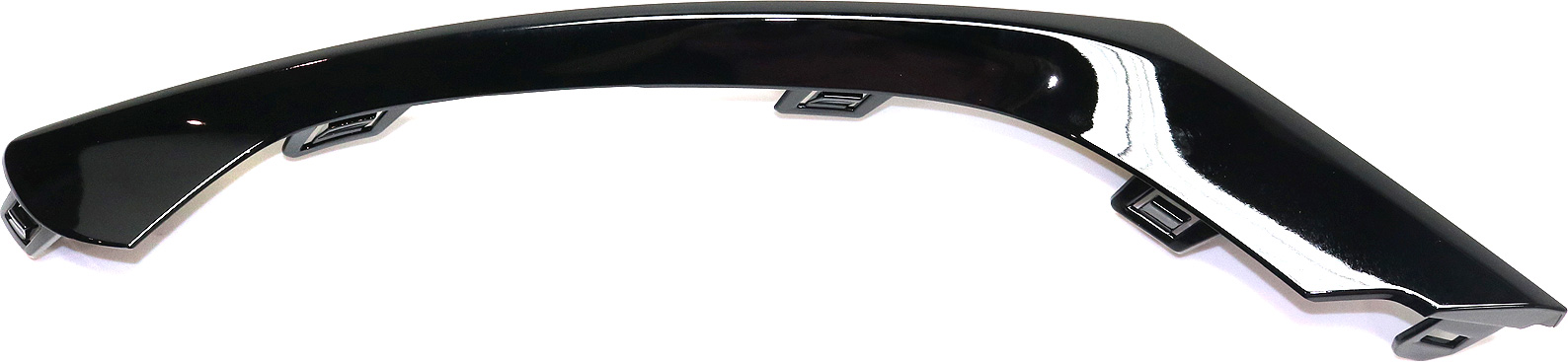AM CHRYSLER 200-15-17 FRONT BUMPER MOLDING LH Outer Applique Painted Black Type 2 CAPA SKU REPC016126Q Partslink CH1046109C OEM 68203039AB
