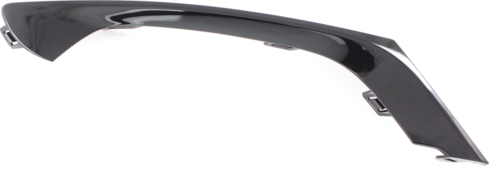 AM CHRYSLER 200-15-17 FRONT BUMPER MOLDING LH Outer Applique Painted Black Type 2 SKU REPC016126 Partslink CH1046109 OEM 68203039AB