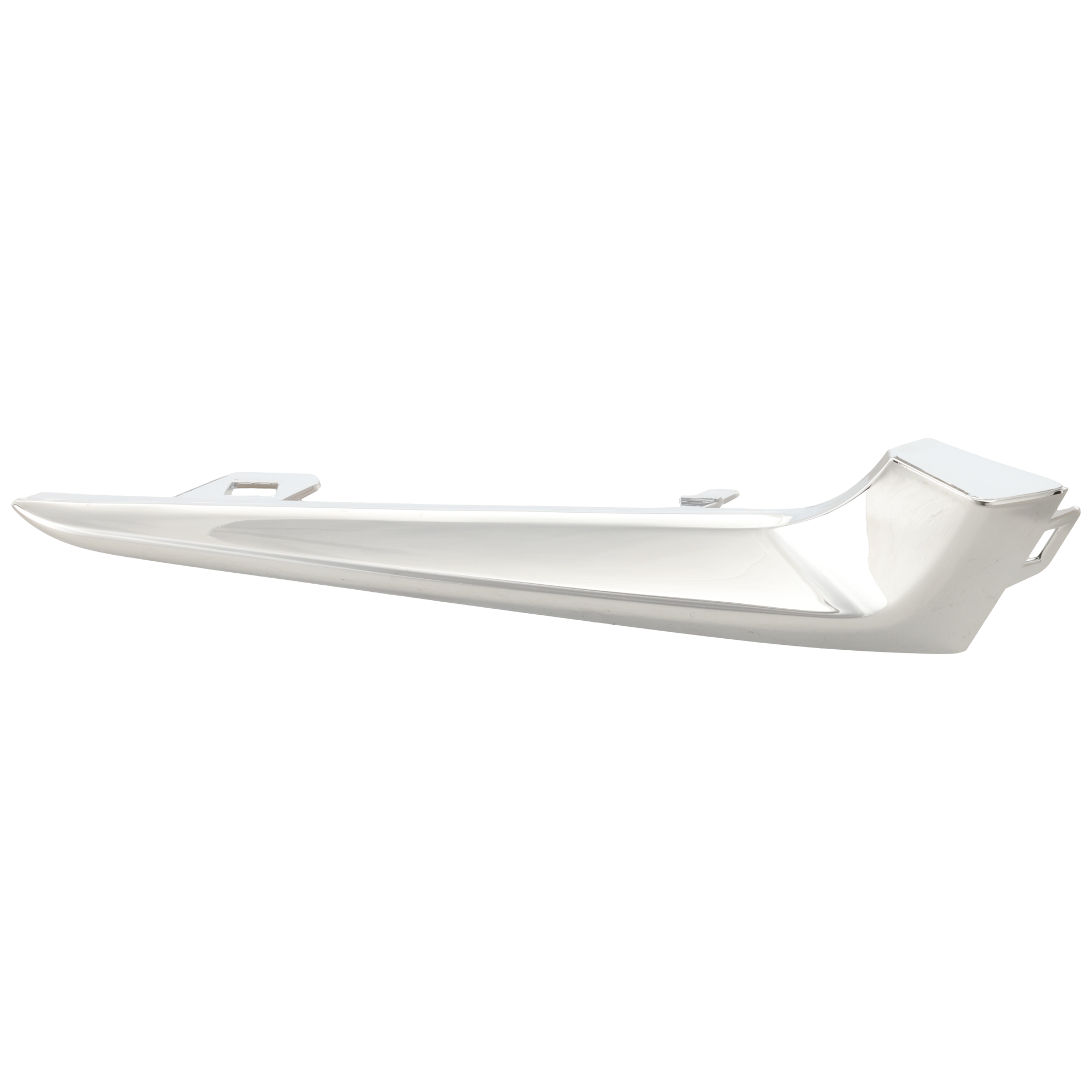AM MALIBU 16-18 FRONT BUMPER MOLDING LH Chrome Hybrid LT Premier Models SKU REPC016132 Partslink GM1038197 OEM 23478373
