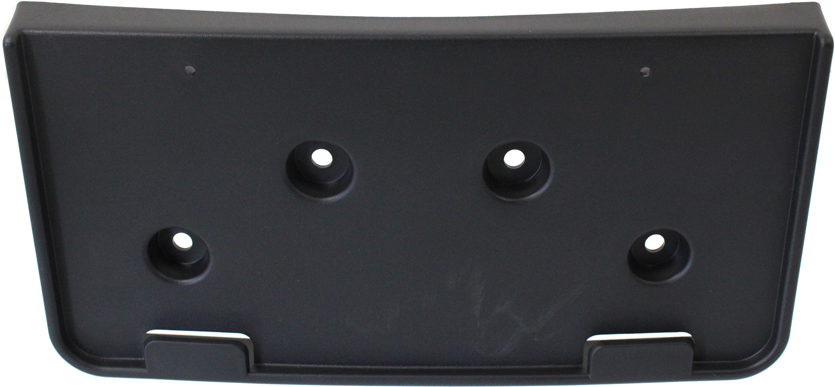 AM MALIBU 06-08 FRONT LICENSE PLATE BRACKET Black 6th Gen SKU REPC017315 Partslink GM1068133 OEM 15274497