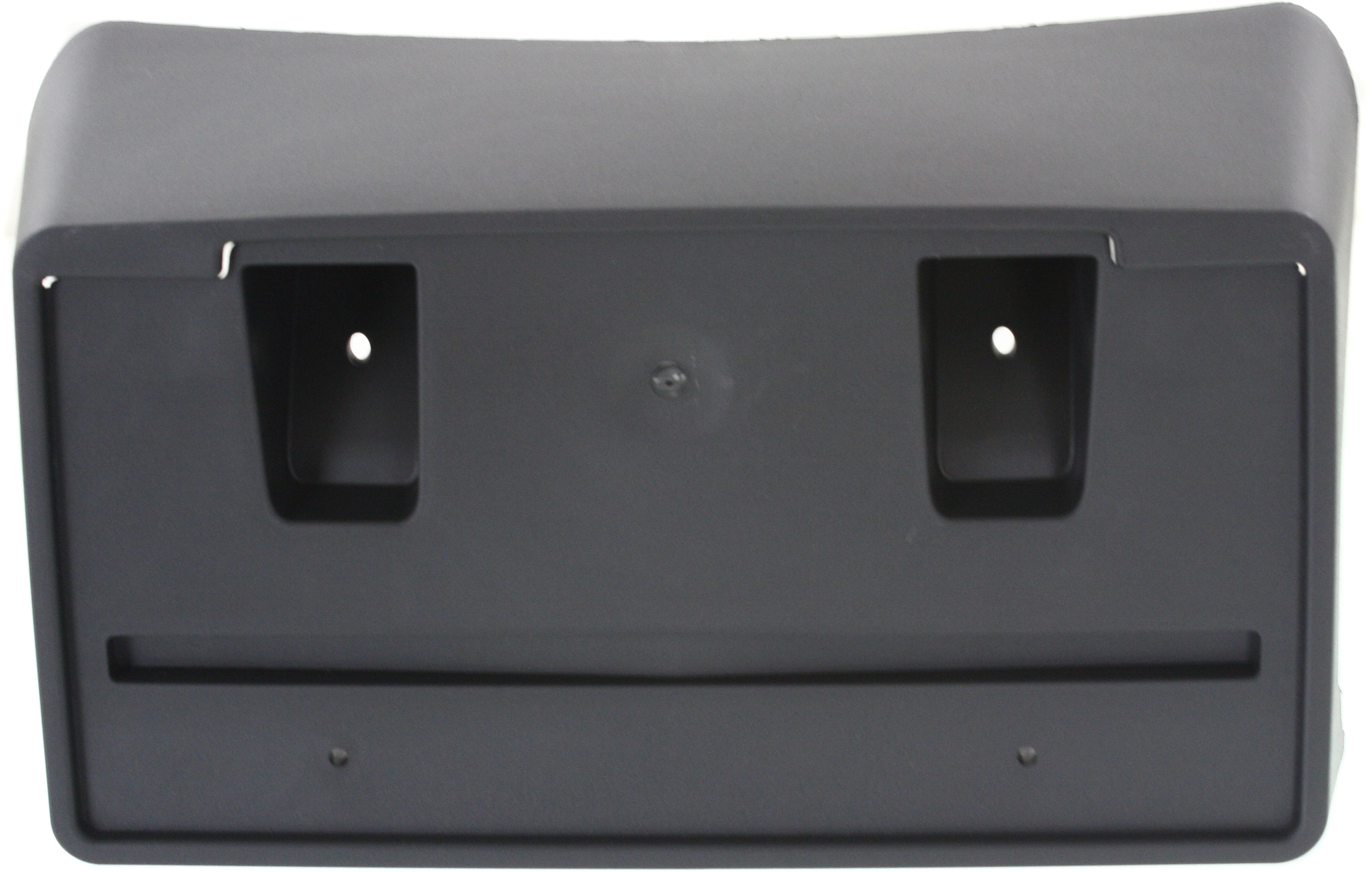 AM SILVERADO 2500 HD 3500 HD 15-19 FRONT LICENSE PLATE BRACKET Textured Painted Bumper Type SKU REPC017331 Partslink GM1068156 OEM 22963258