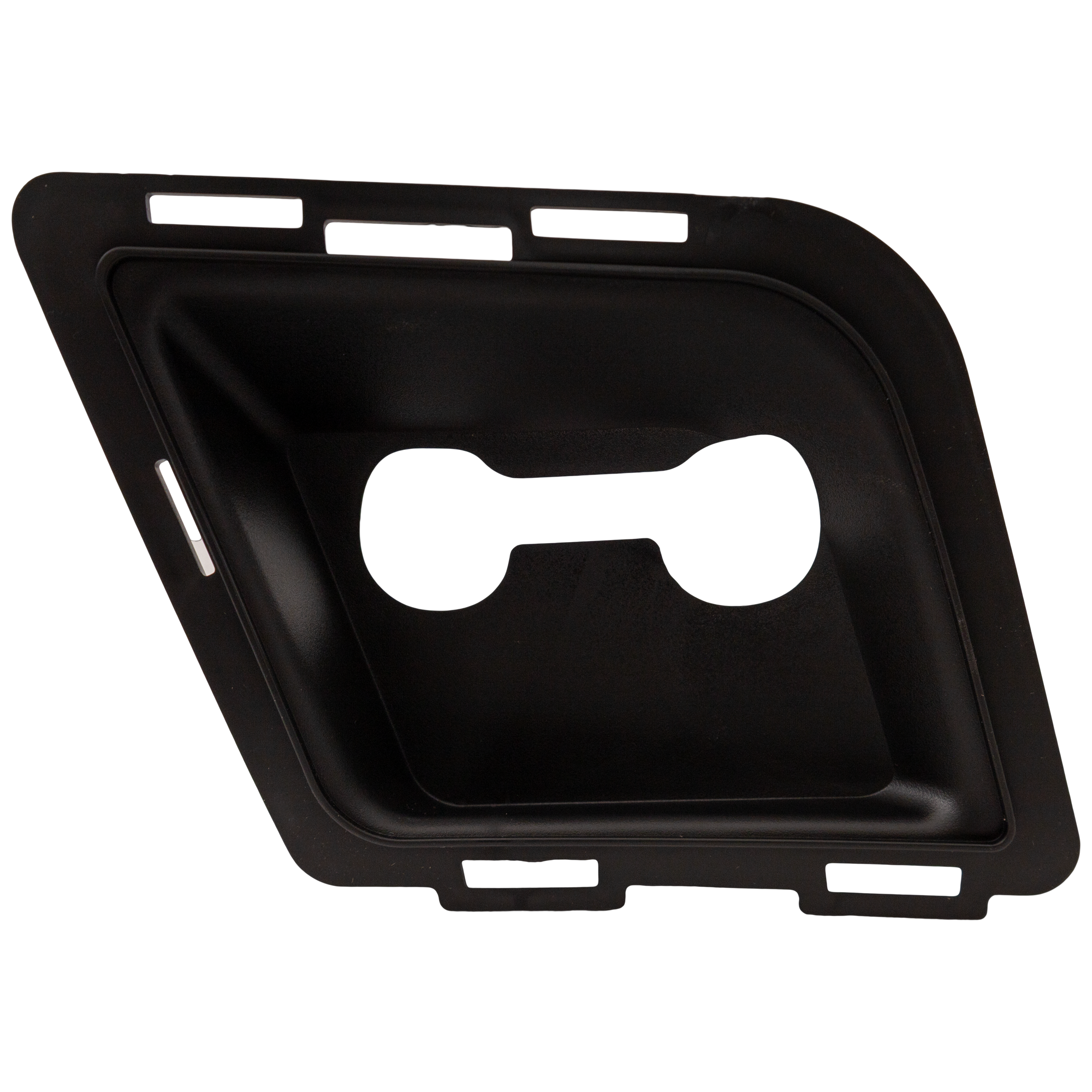 AM AVALANCHE TAHOE SUBURBAN 07-14 FRONT BUMPER TOW HOOK COVER LH w Off Road Pkg SKU REPC018407 Partslink GM1029112 OEM 15946156