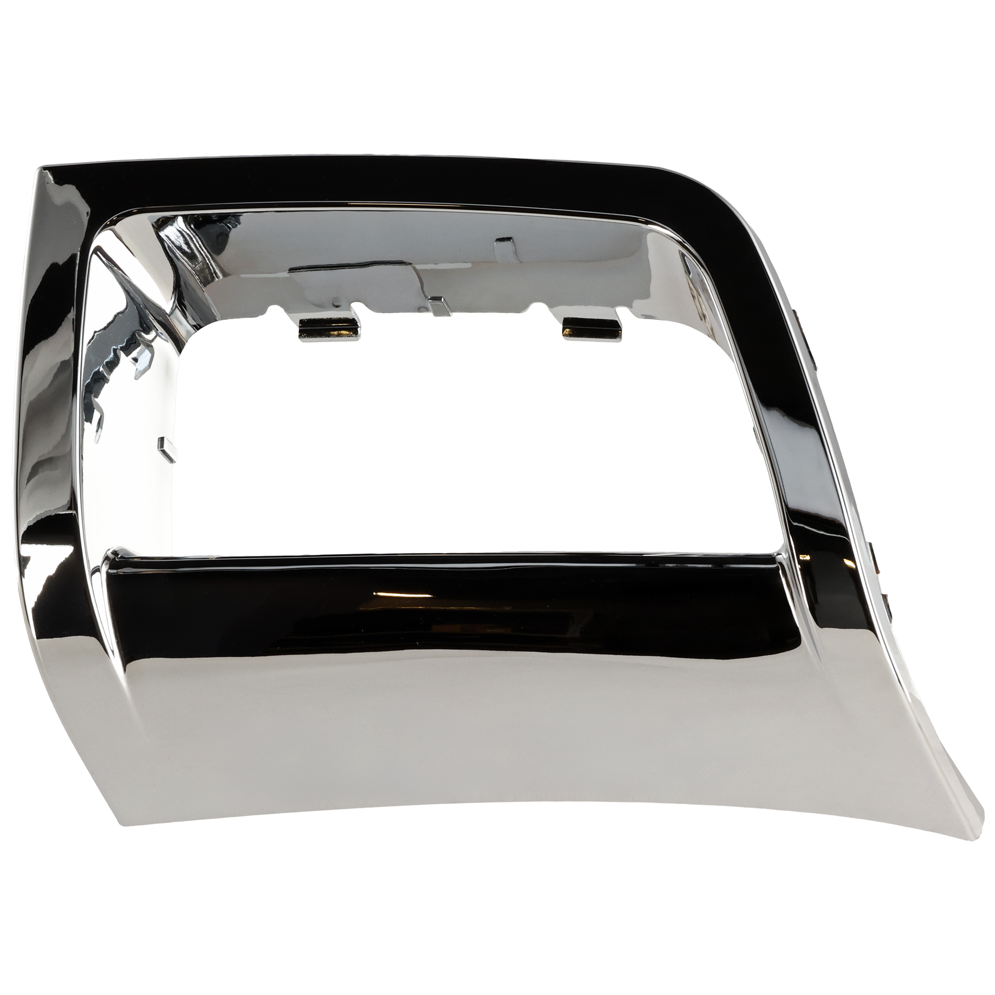 AM TRAILBLAZER 06-09 FRONT FOG LAMP MOLDING LH Chrome SKU REPC018902 Partslink GM1038106 OEM 15135187