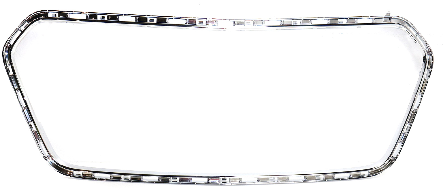 AM SS 14-15 FRONT BUMPER GRILLE MOLDING Bezel Chrome SKU REPC020101 Partslink GM1036163 OEM 92264790