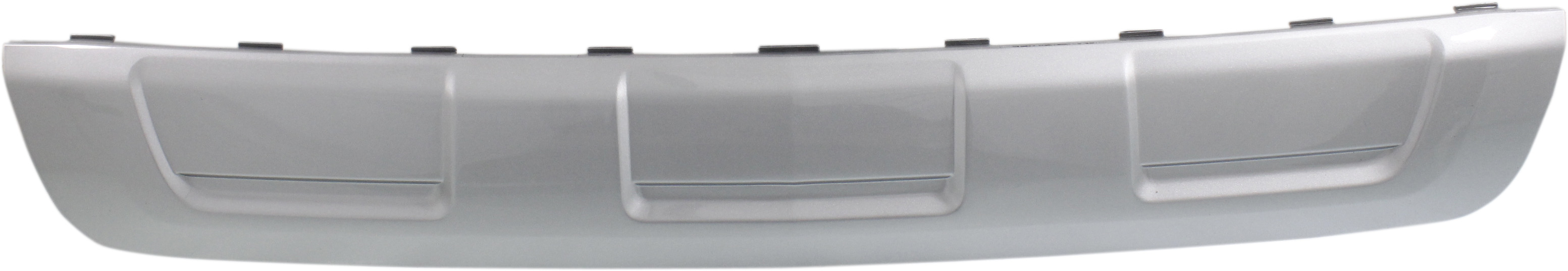 AM TRAX 13-16 REAR SKID PLATE Silver Plastic w Parking Aid Snsr Holes SKU REPC057602 Partslink GM1144118 OEM 25980562