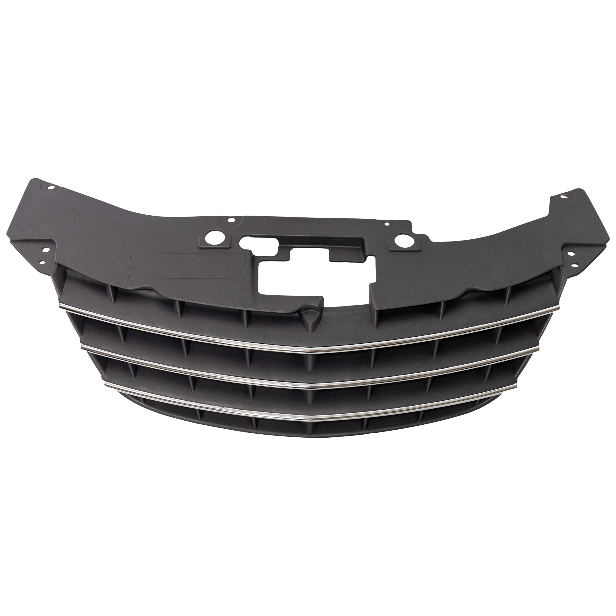 AM SEBRING 07-10 GRILLE Painted Silver Black Shell and Insert w Chrome Insert Molding Convertible Sedan SKU REPC070104 Partslink CH1200315 OEM 1CM541S9AC