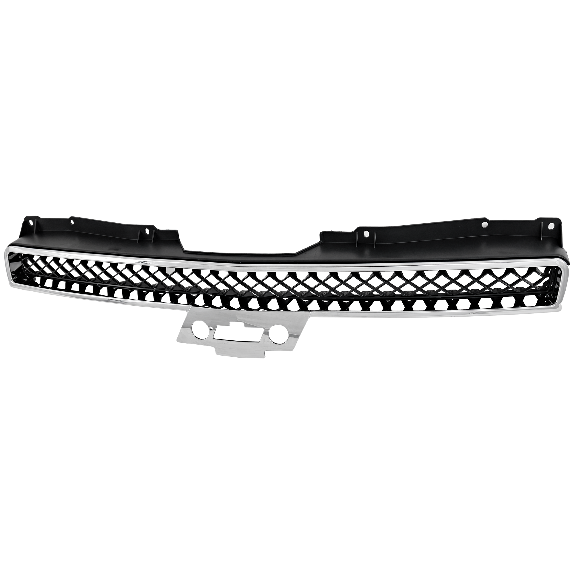AM TAHOE 07-14 AVALANCHE 07-13 GRILLE Upper Plastic Chrome Shell Black Insert SKU REPC070106 Partslink GM1200563 OEM 22830013