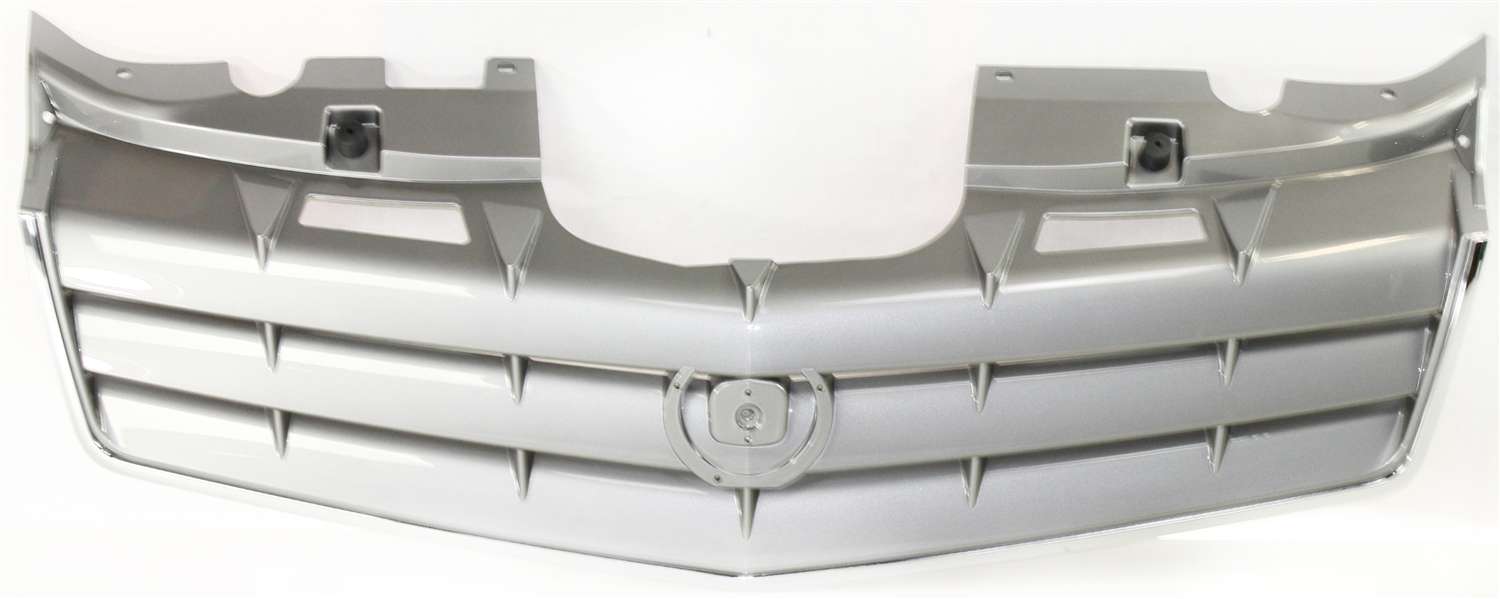 AM SRX 06-09 GRILLE Painted Gray Shell and Insert w o Sport Pkg SKU REPC070109 Partslink GM1200612 OEM 15925771