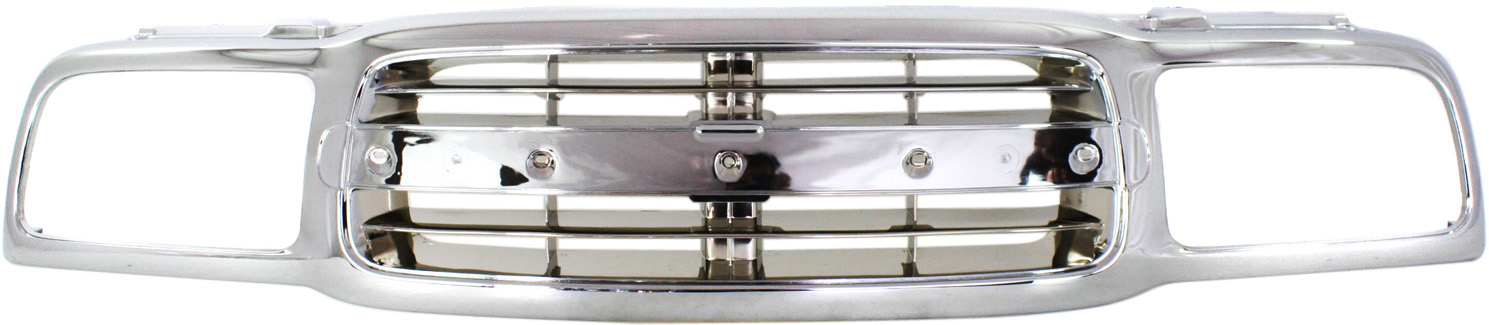AM TRACKER 99-04 GRILLE Chrome Shell and Insert SKU REPC070151C Partslink GM1200554 OEM 91176289
