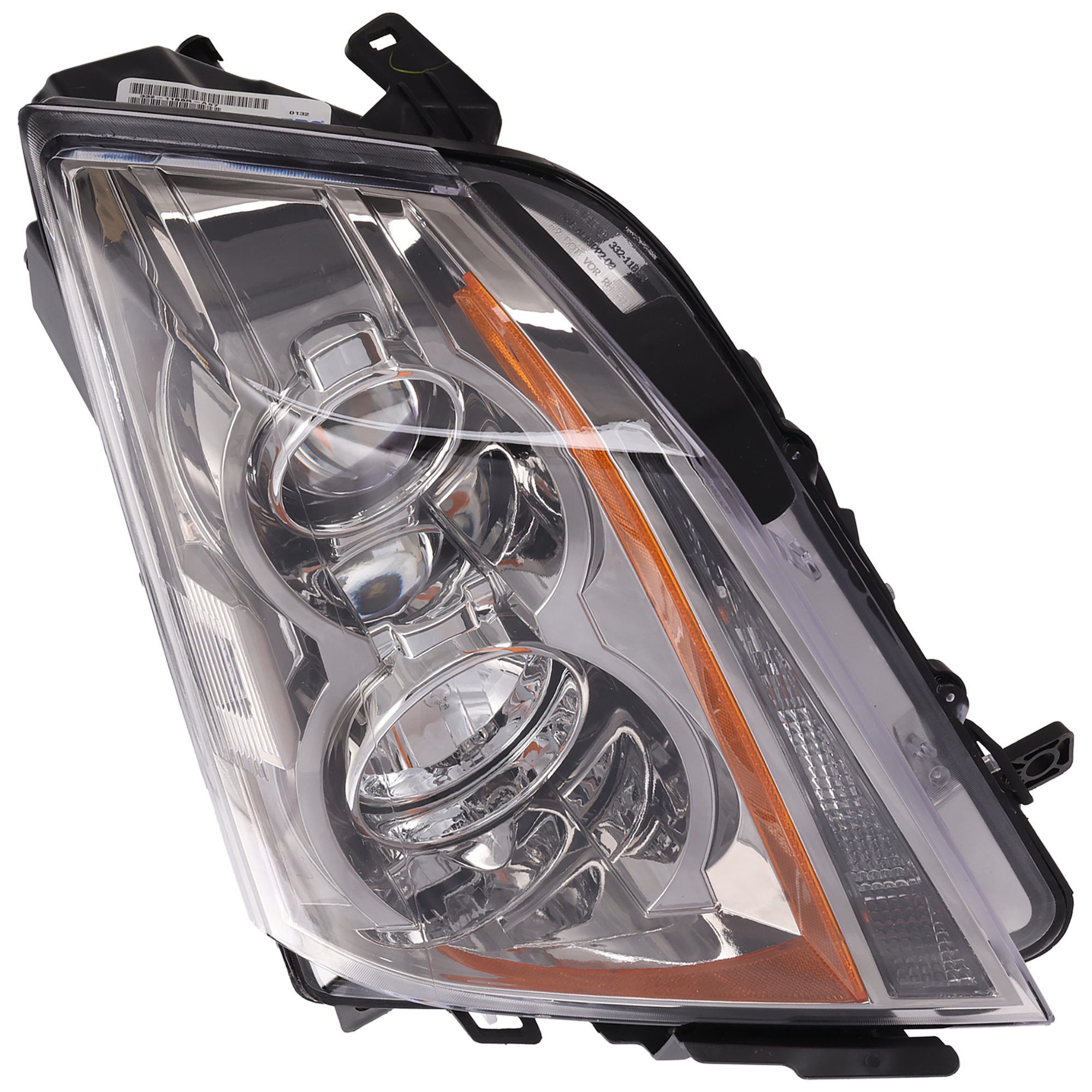 AM CTS 08-15 HEAD LAMP RH Assembly Halogen Base 3.0L 3.6L Models SKU REPC100101 Partslink GM2503309 OEM 22783446