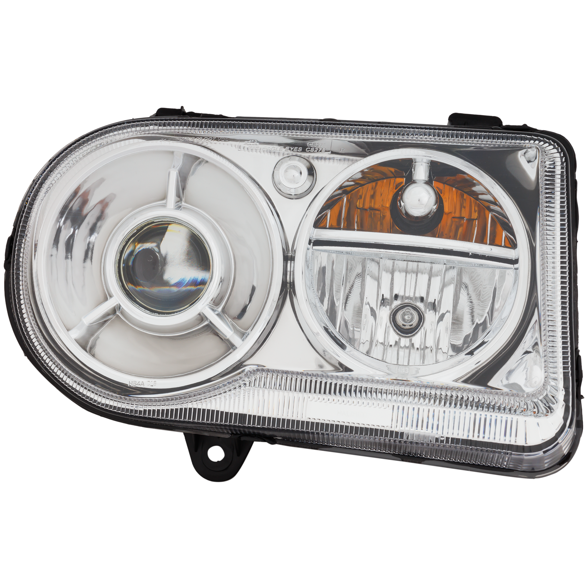 AM CHRYSLER 300-05-10 HEAD LAMP RH Lens and Housing HID Xenon w o HID Kit C Models SKU REPC100111 Partslink CH2503171 OEM 57010758AA