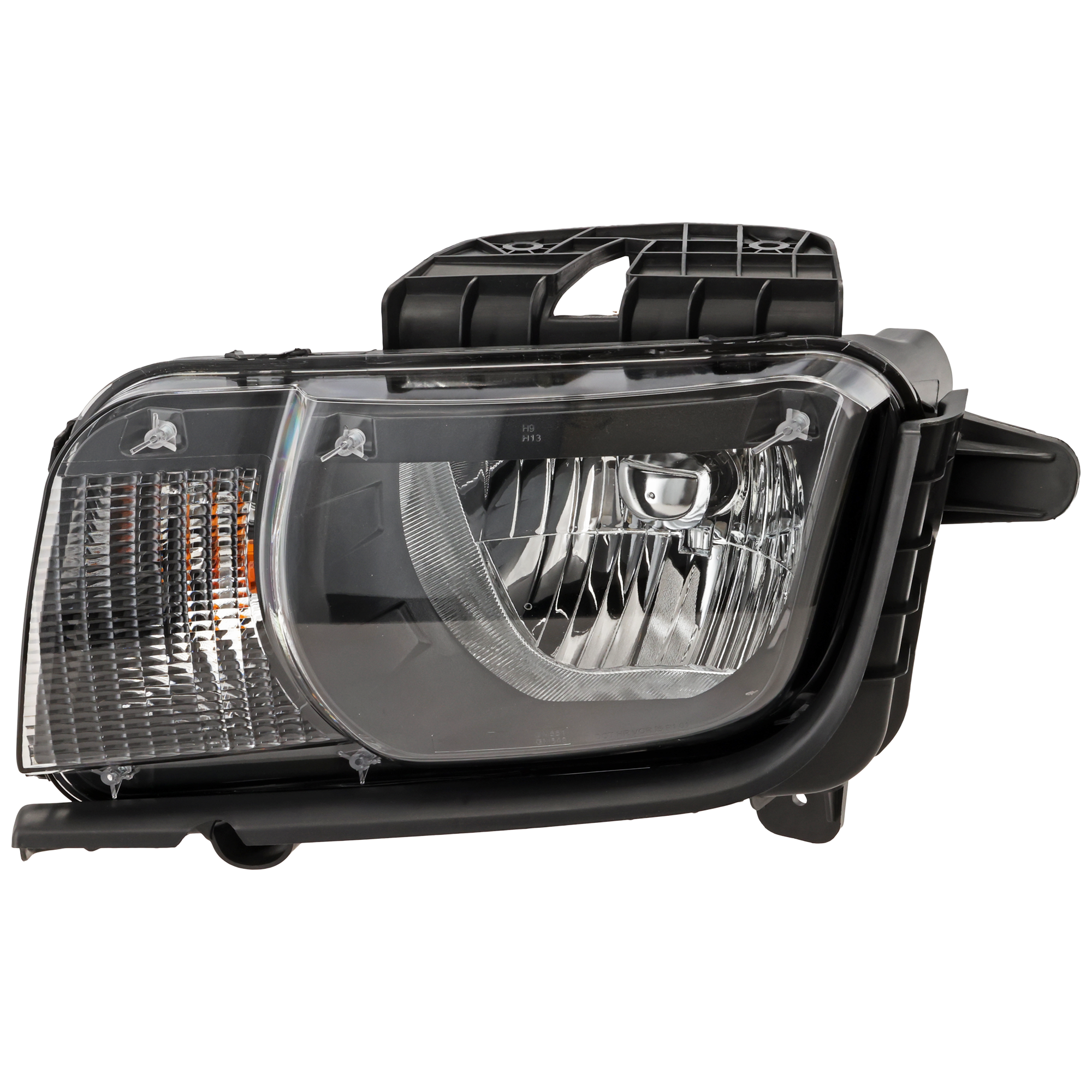 AM CAMARO 10-13 HEAD LAMP LH Assembly Halogen SKU REPC100130 Partslink GM2502346 OEM 22959917