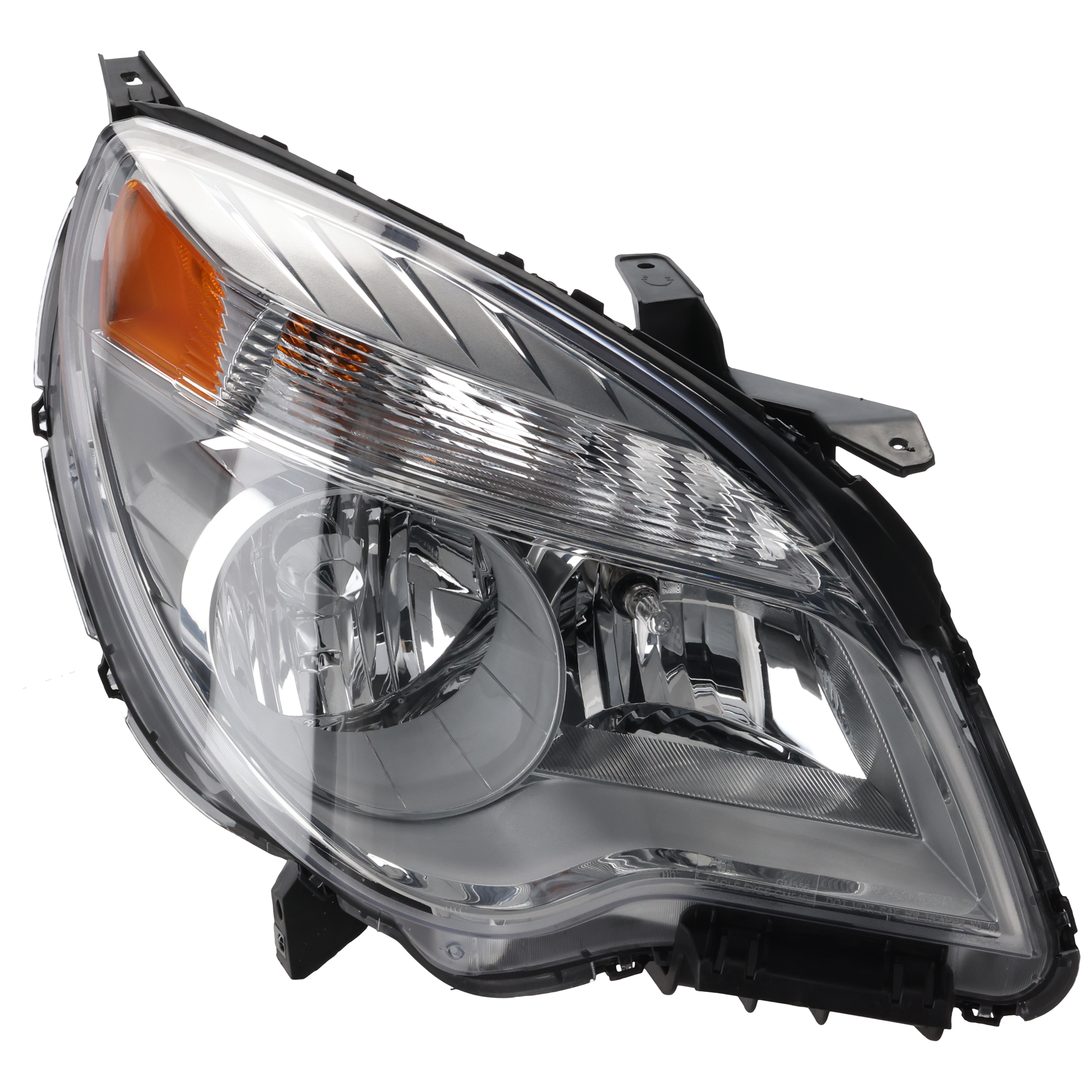 AM EQUINOX 10-15 HEAD LAMP RH Assembly Halogen Reflector Type LS LT Models CAPA SKU REPC100153Q Partslink GM2503338C OEM 23308254