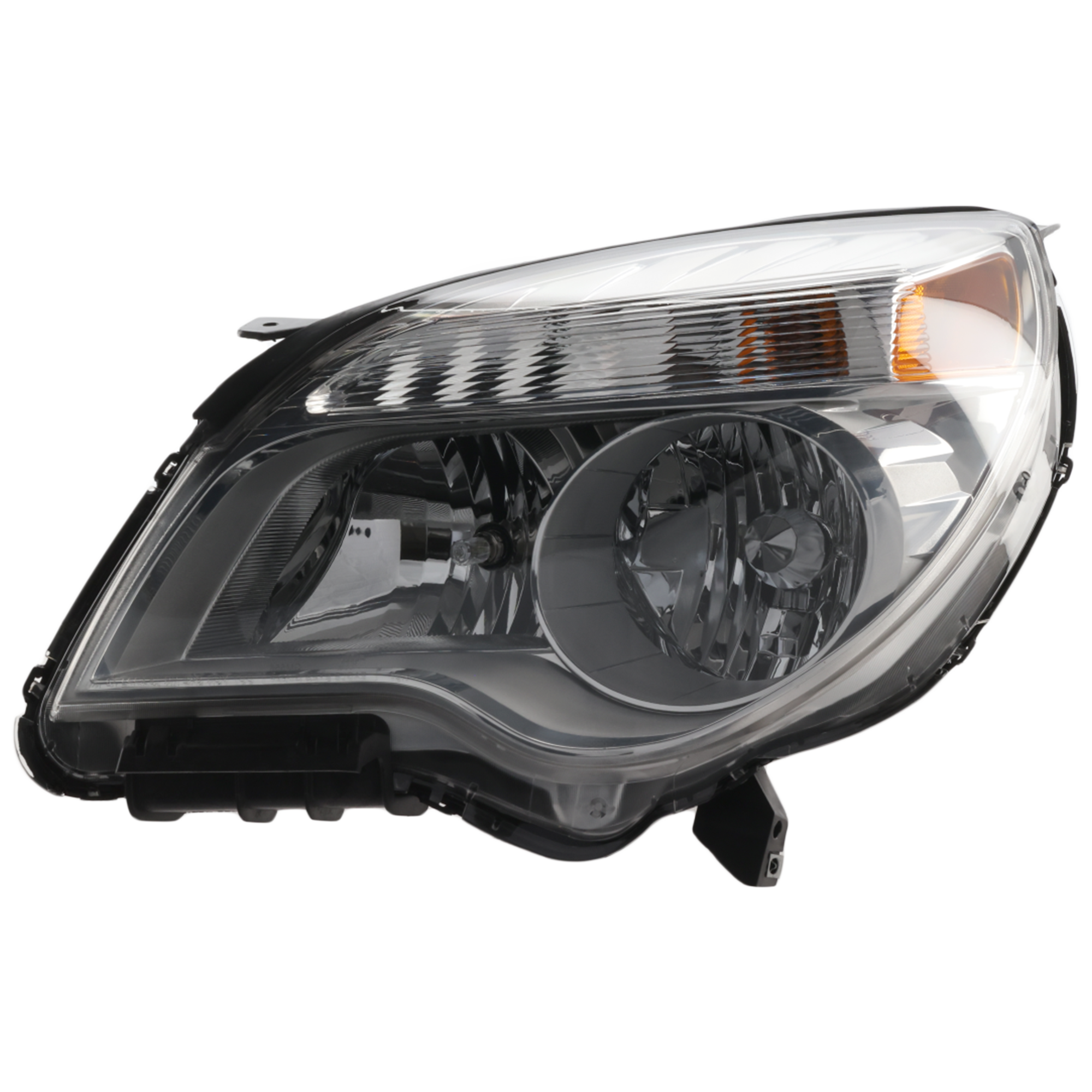 AM EQUINOX 10-15 HEAD LAMP LH Assembly Halogen Reflector Type CAPA SKU REPC100154Q Partslink GM2502338C GM2502352C OEM 23308253-23383340