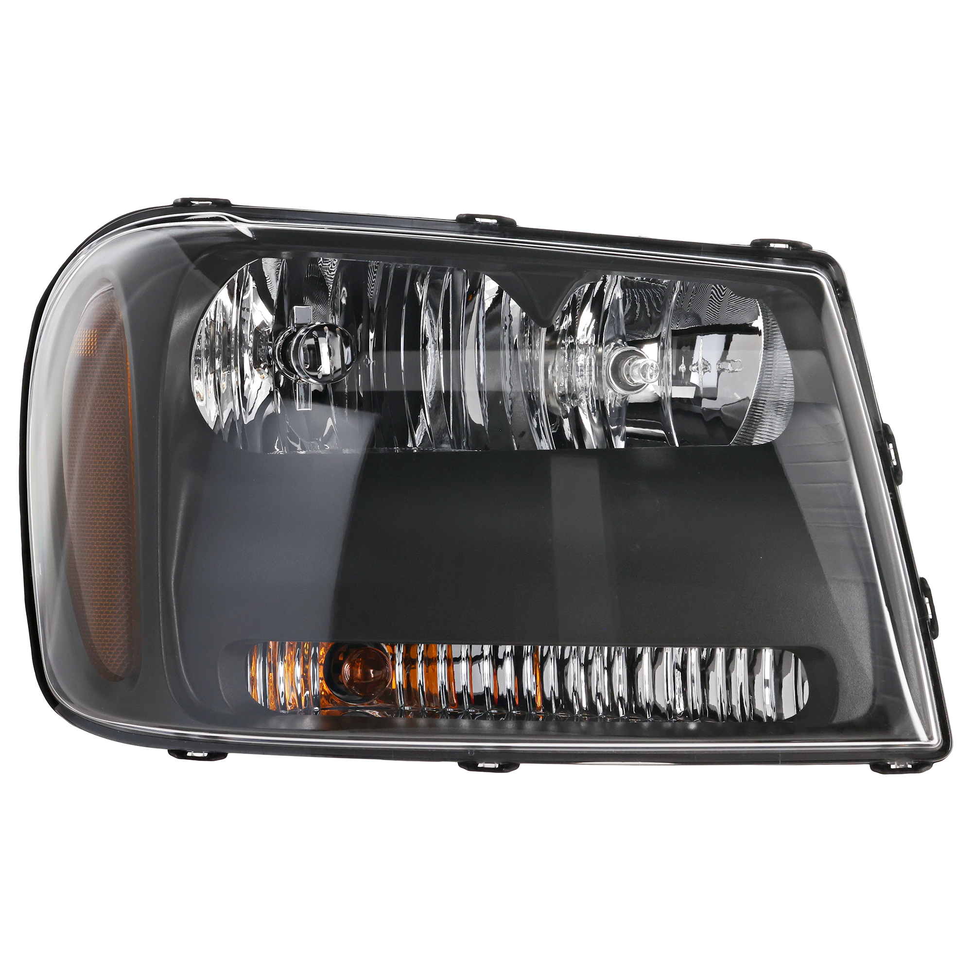 AM TRAILBLAZER 06-09 HEAD LAMP RH Composite Assembly Halogen LT Model SKU REPC100163 Partslink GM2503304 OEM 25970908