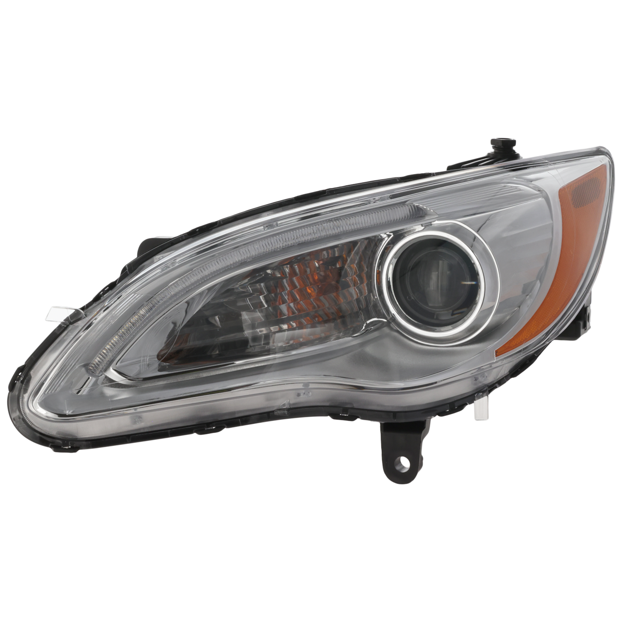 AM CHRYSLER 200-11-14 HEAD LAMP LH Assembly Halogen Excludes S Model Convertible Sedan CAPA SKU REPC100316Q OEM 5182591AE PFM 5182591AC PFM