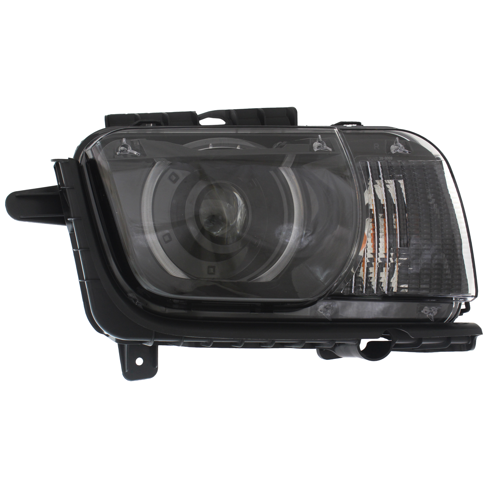 AM CAMARO 10-15 HEAD LAMP RH Assembly HID Xenon w HID Kit w o Leveling System Type 1-10-13 ZL1 Model 14-15 Convertible Coupe CAPA SKU REPC100327Q Partslink GM2503340C OEM 22959920