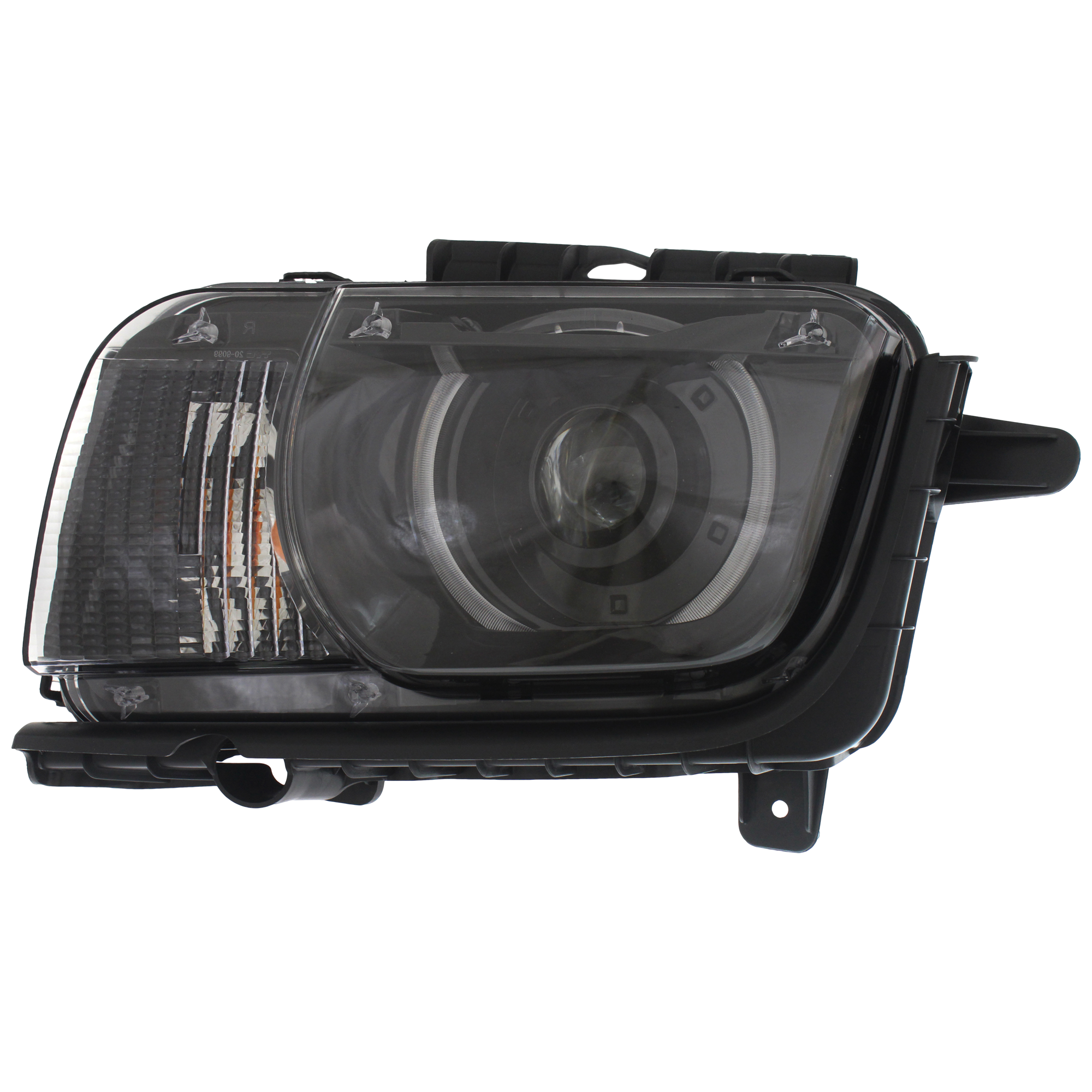 AM CAMARO 10-15 HEAD LAMP LH Assembly HID Xenon w HID Kit w o Leveling System Type 1-10-13 ZL1 Model 14-15 Convertible Coupe SKU REPC100328 Partslink GM2502340 OEM 22959919